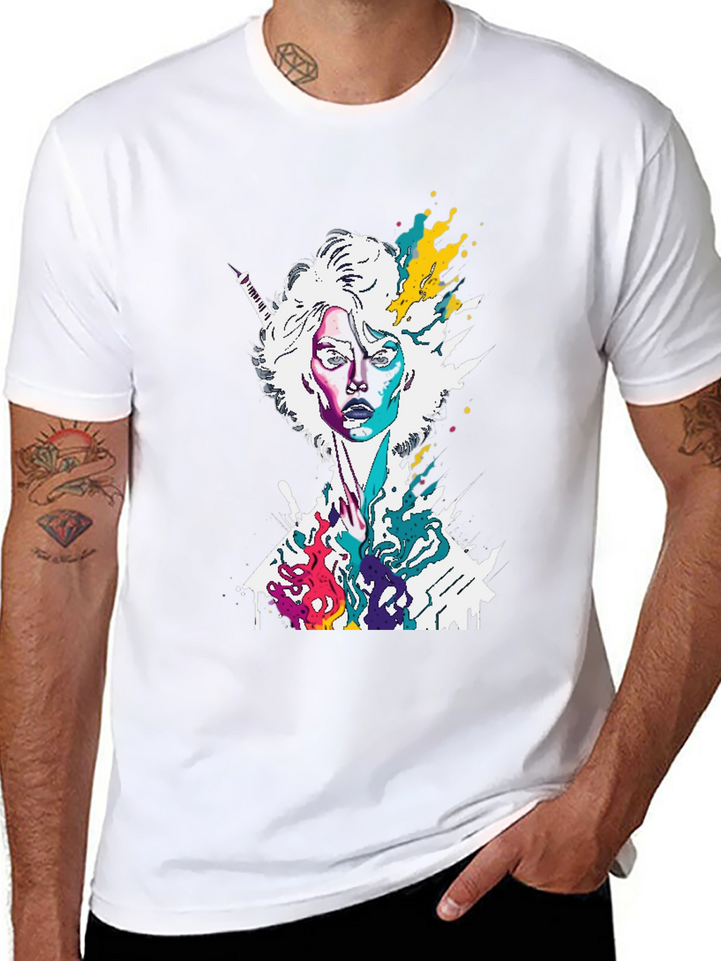 Abstract Art Womans T-Shirt - Graphic Tee