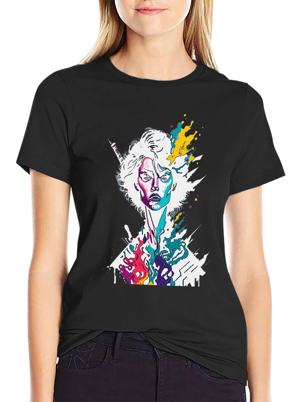 Abstract Art Womans T-Shirt - Graphic Tee
