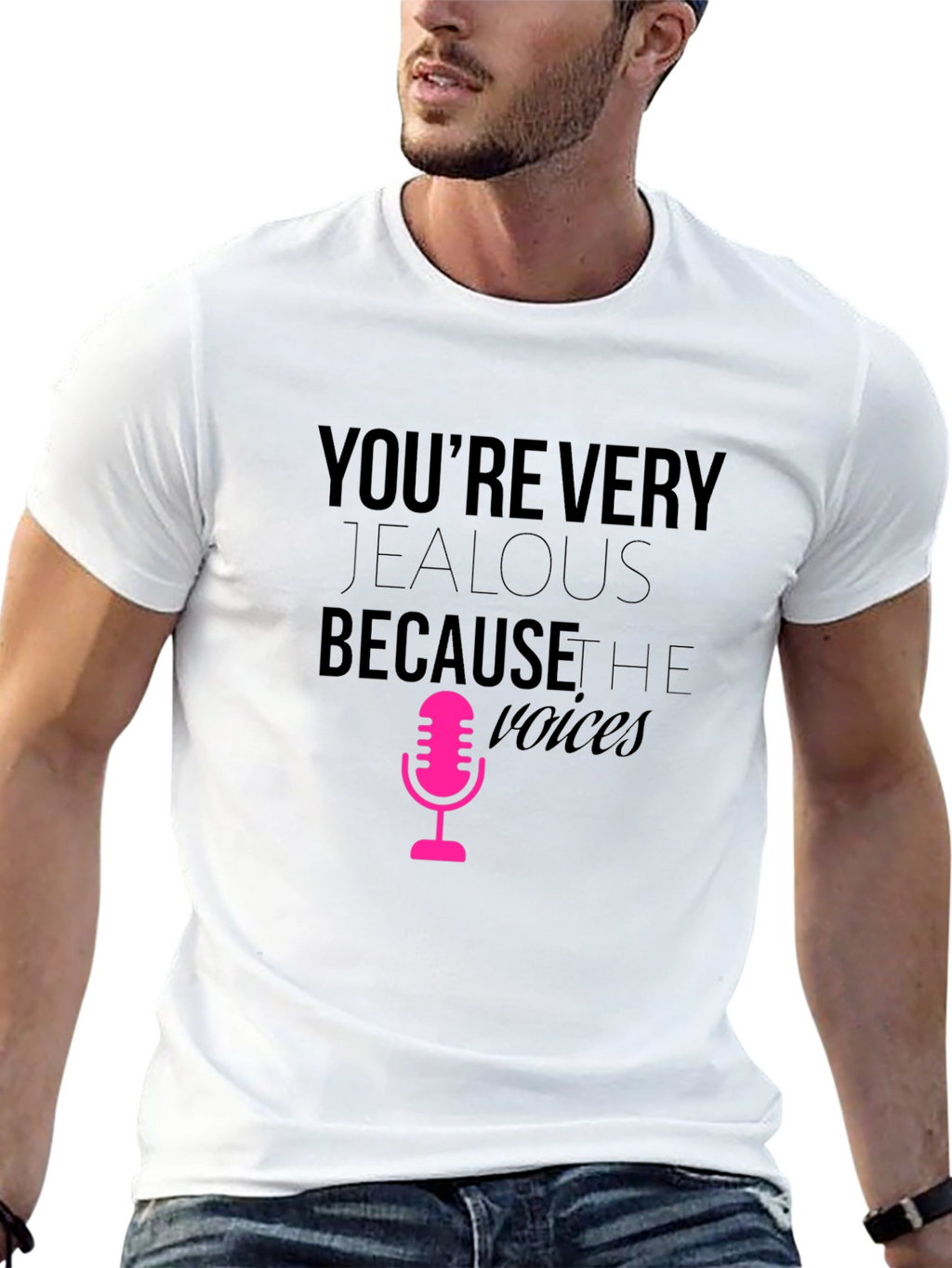 Jealous Voices Black Graphic Tee