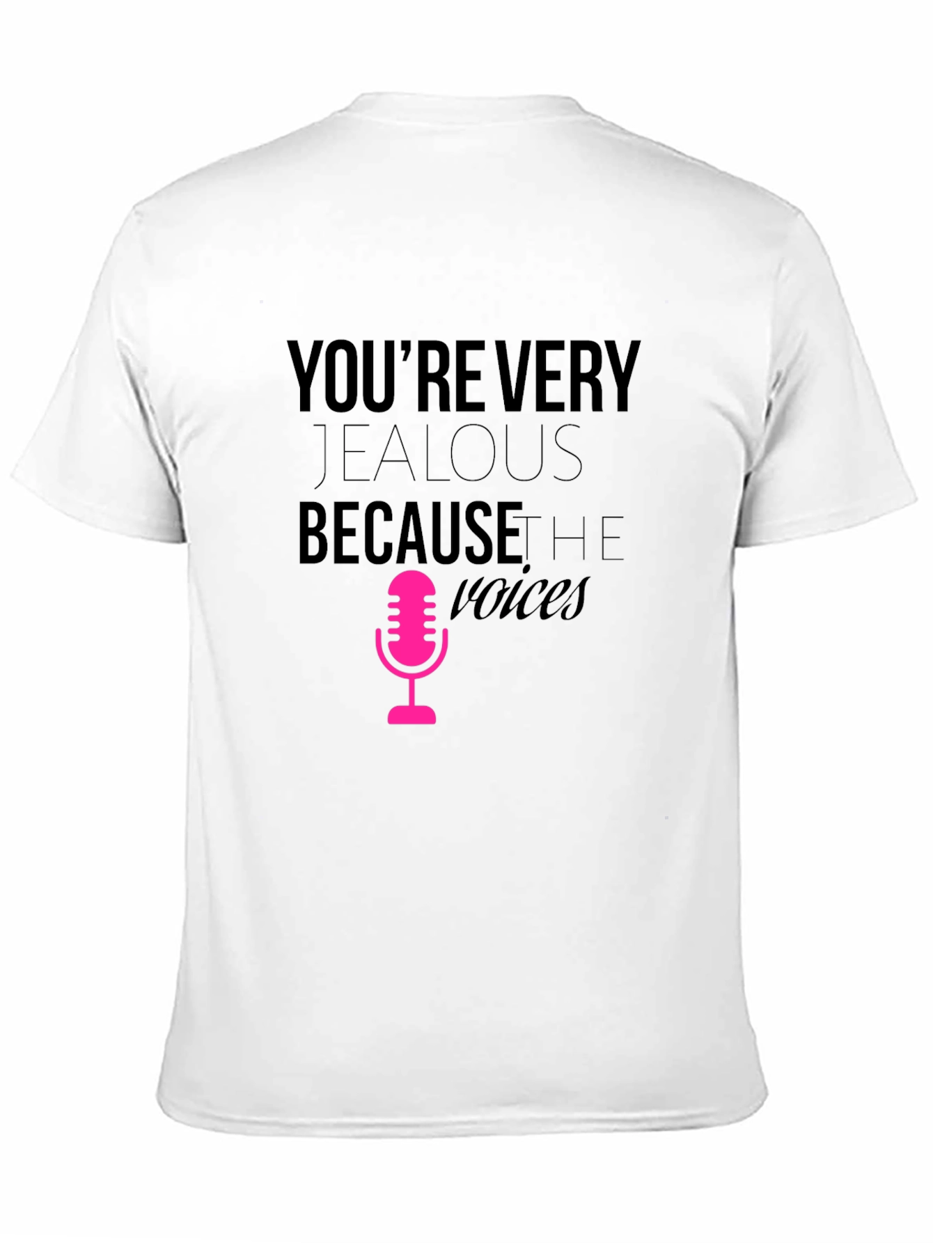 Jealous Voices Black Graphic Tee