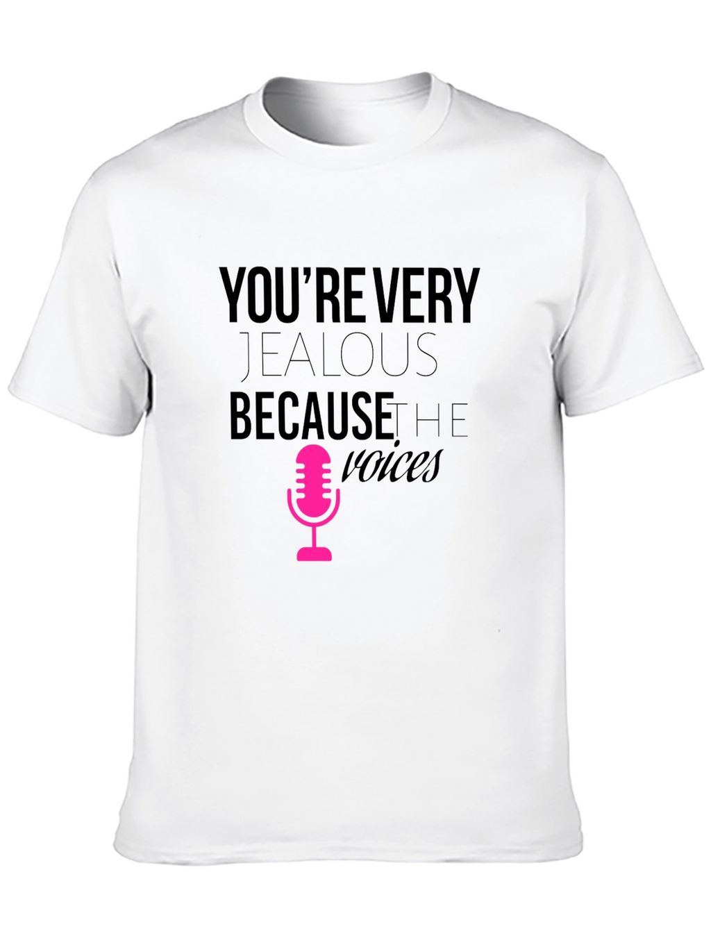 Jealous Voices Black Graphic Tee