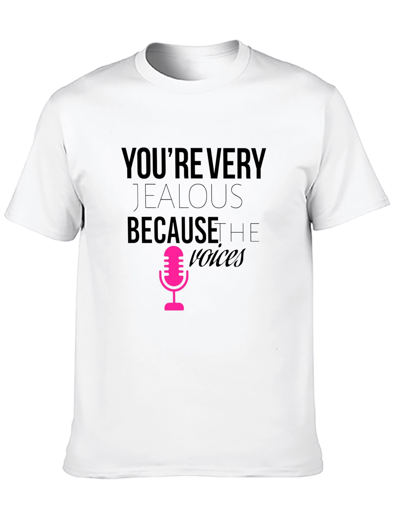 Jealous Voices Black Graphic Tee