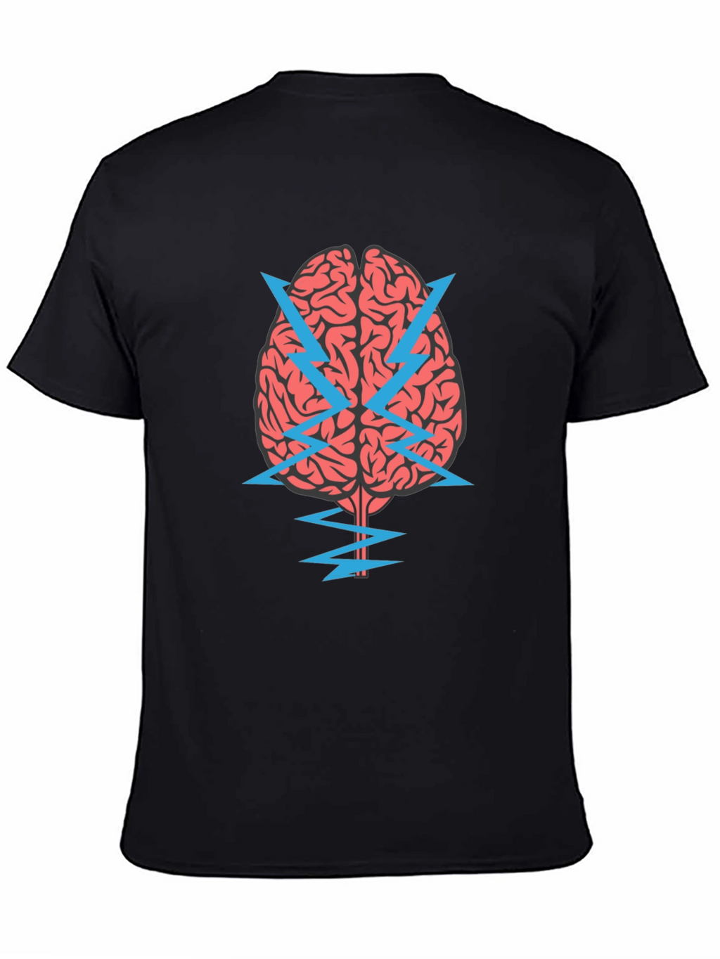 Brainstorm T-Shirt - Mens Black Graphic Tee