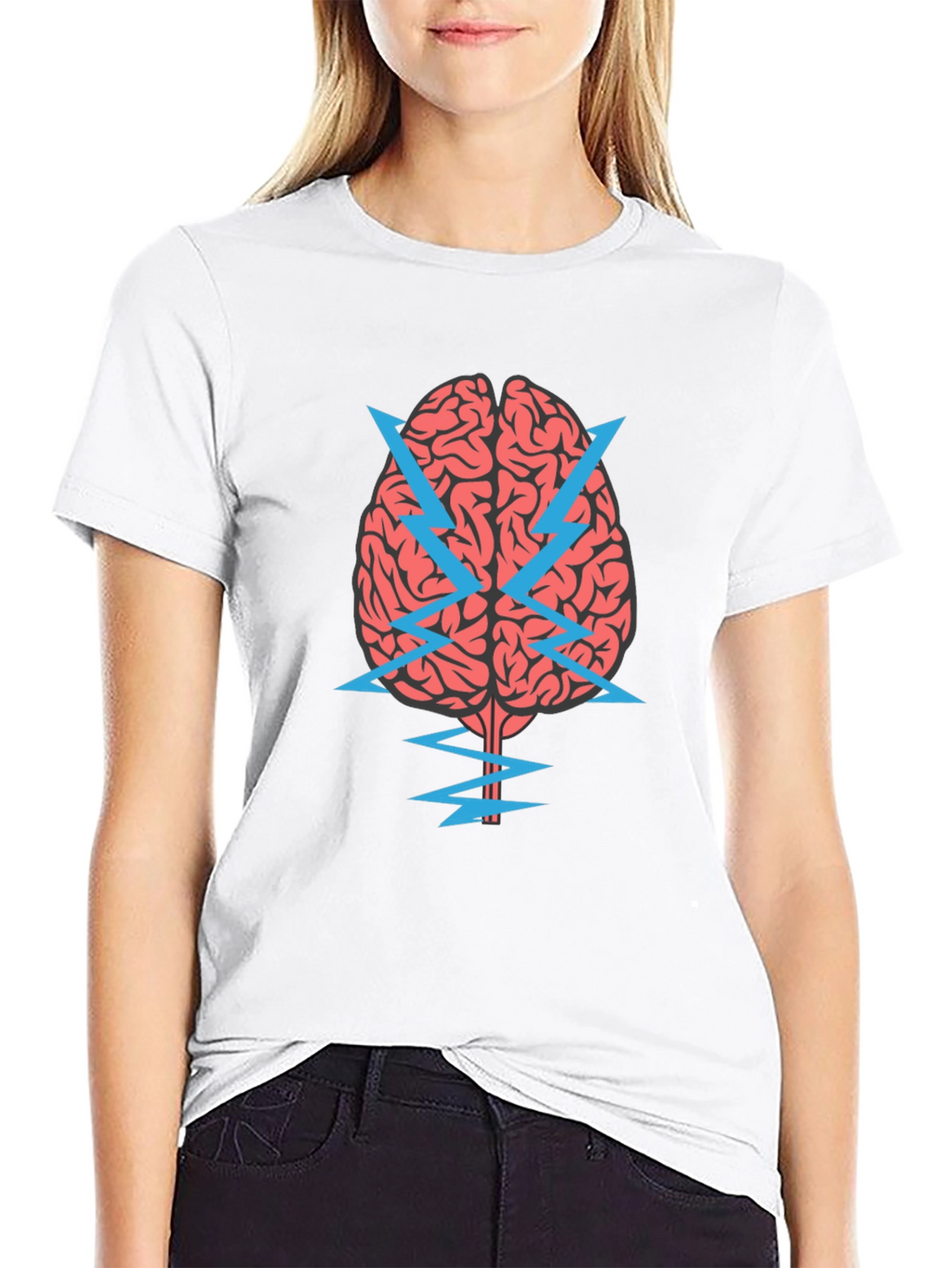 Brainstorm T-Shirt - Mens Black Graphic Tee