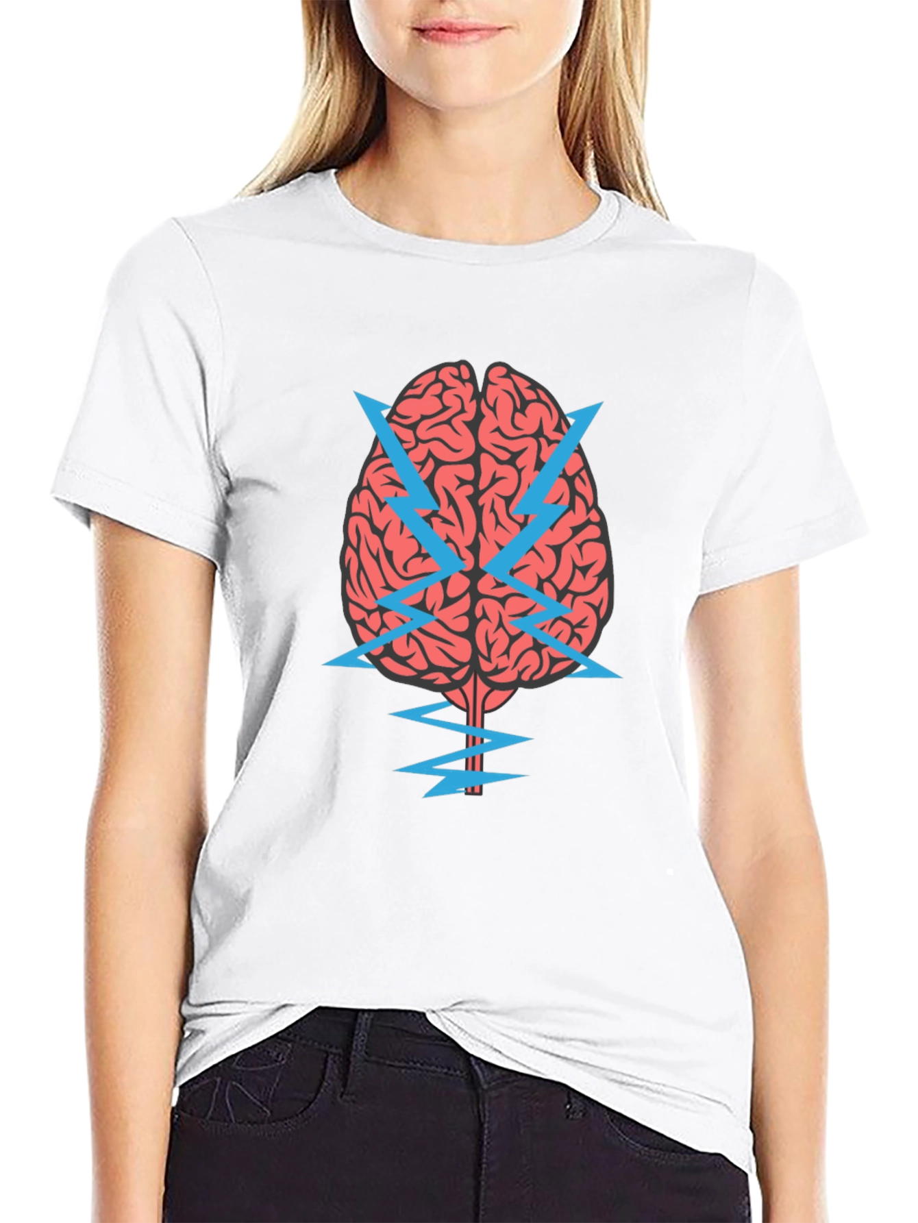 Brainstorm T-Shirt - Mens Black Graphic Tee
