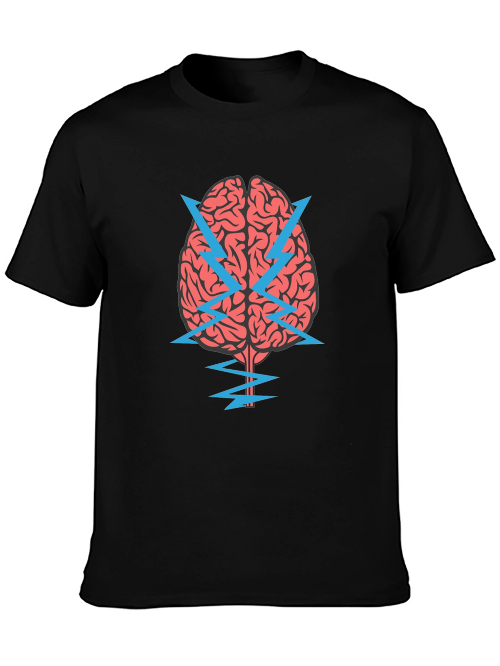 Brainstorm T-Shirt - Mens Black Graphic Tee