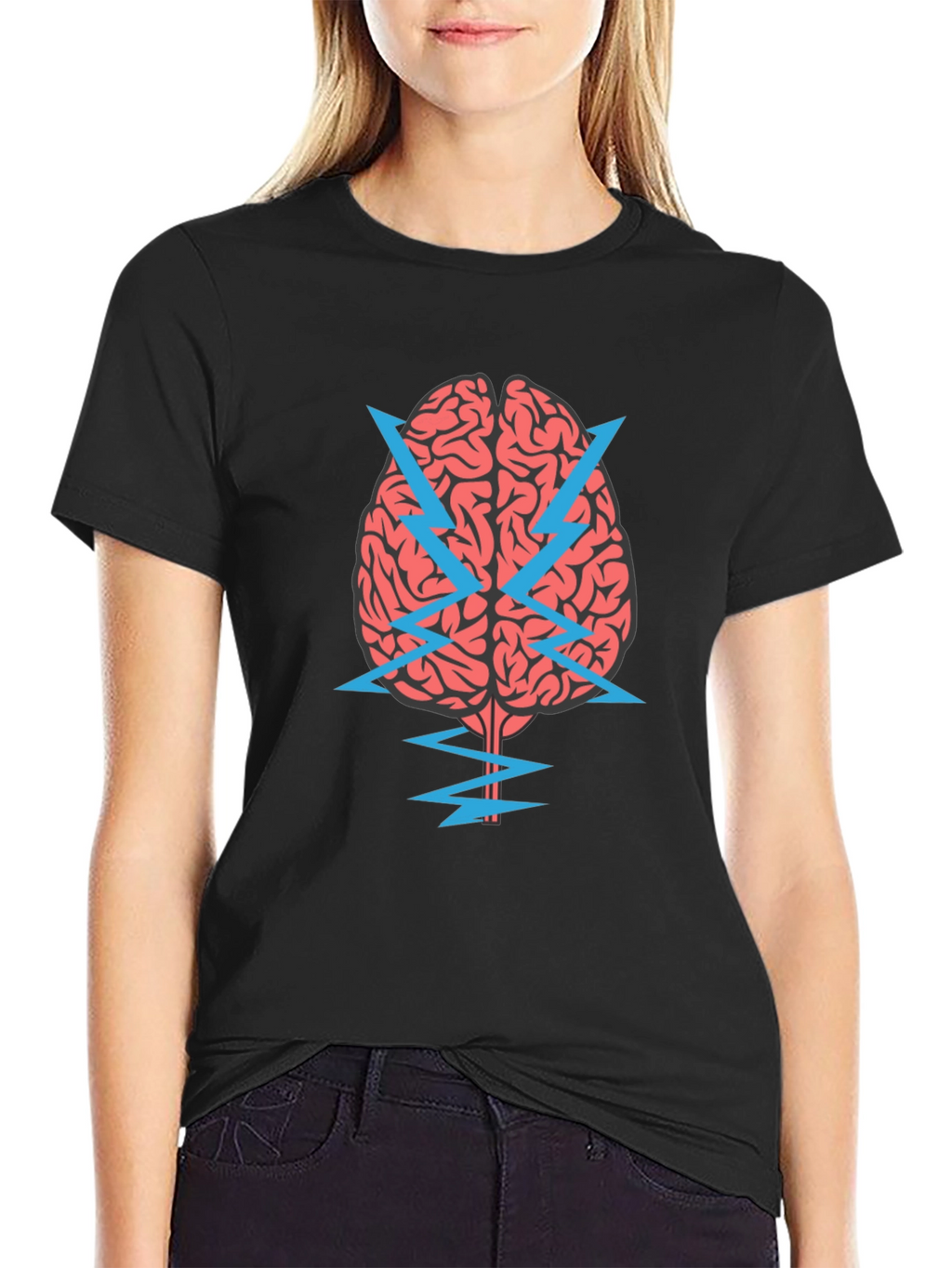 Brainstorm T-Shirt - Mens Black Graphic Tee