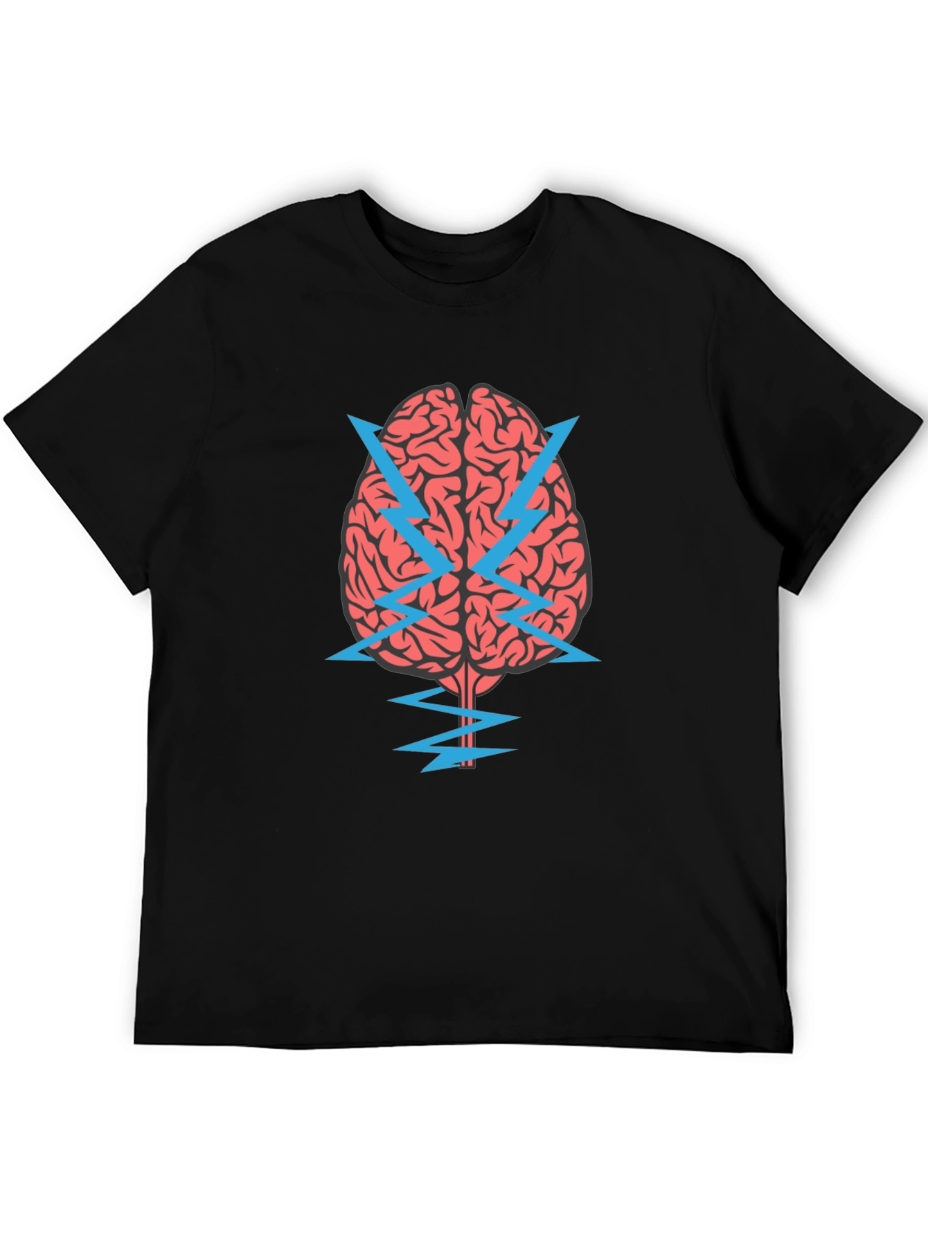 Brainstorm T-Shirt - Mens Black Graphic Tee