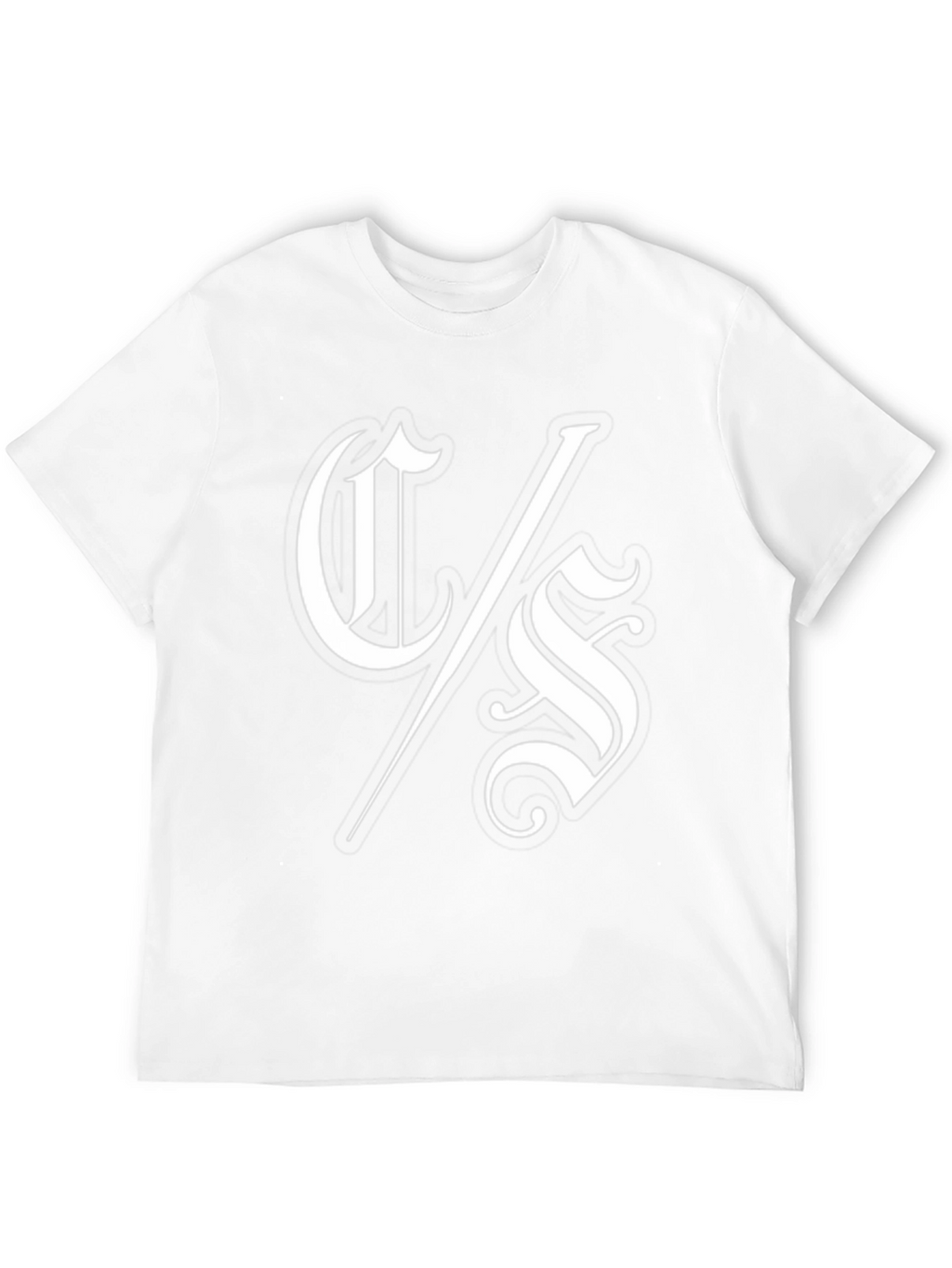 Black T-Shirt with White C/S Logo