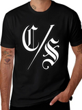 Black T-Shirt with White C/S Logo
