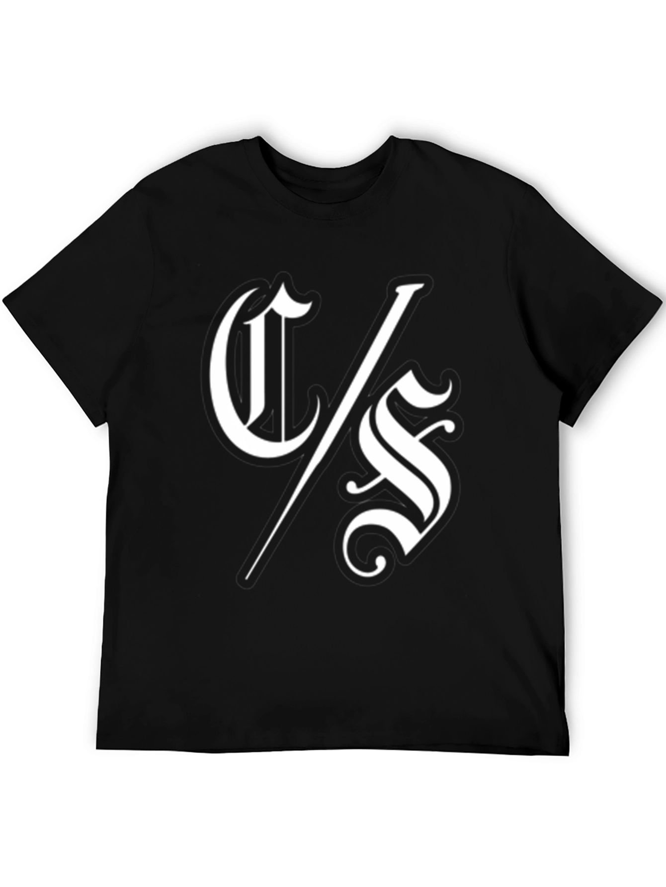 Black T-Shirt with White C/S Logo