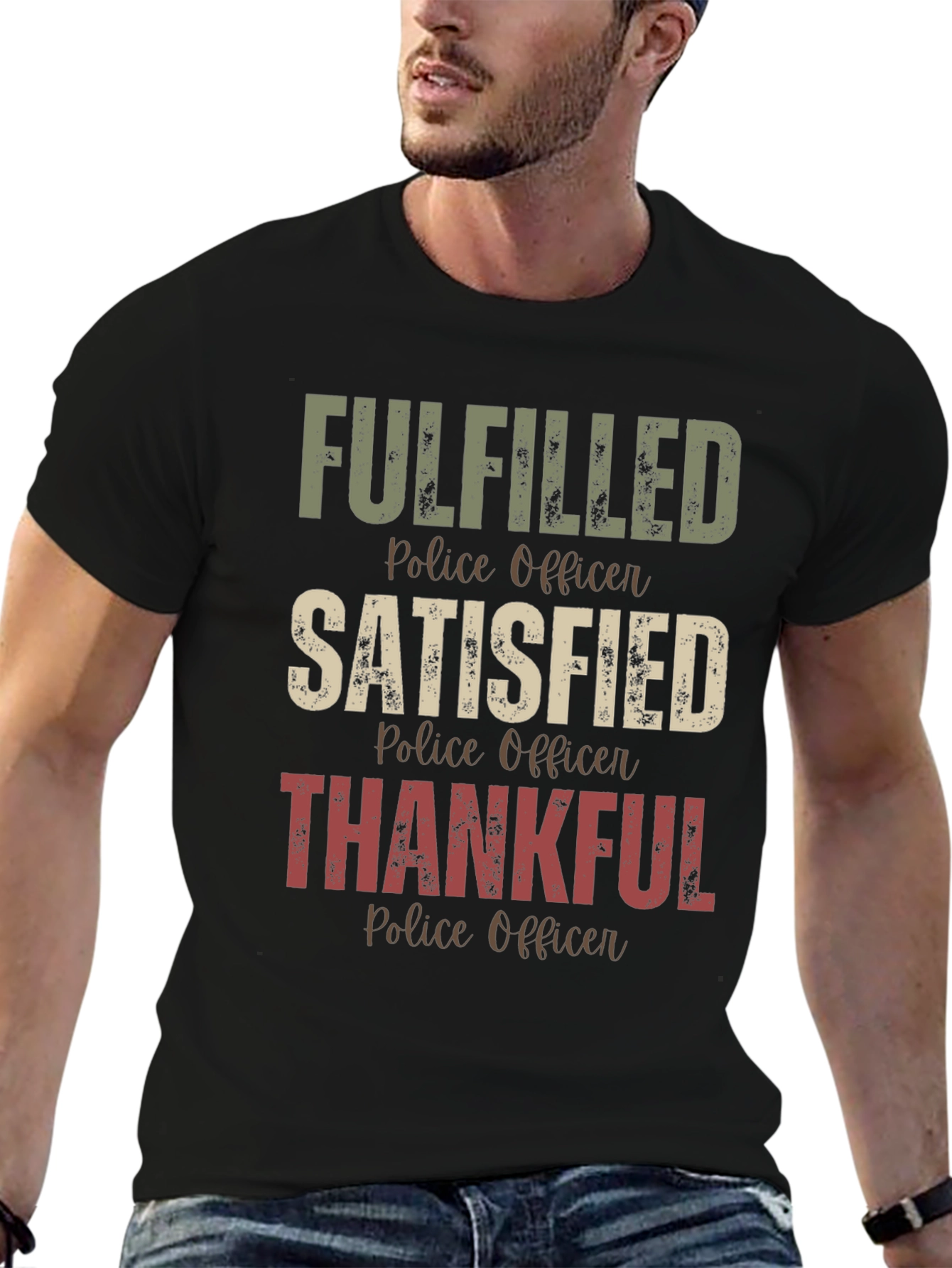 Fulfilled Police Officer T-Shirt