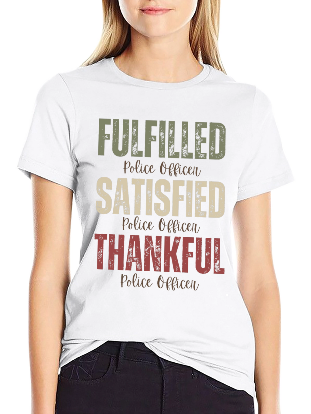 Fulfilled Police Officer T-Shirt