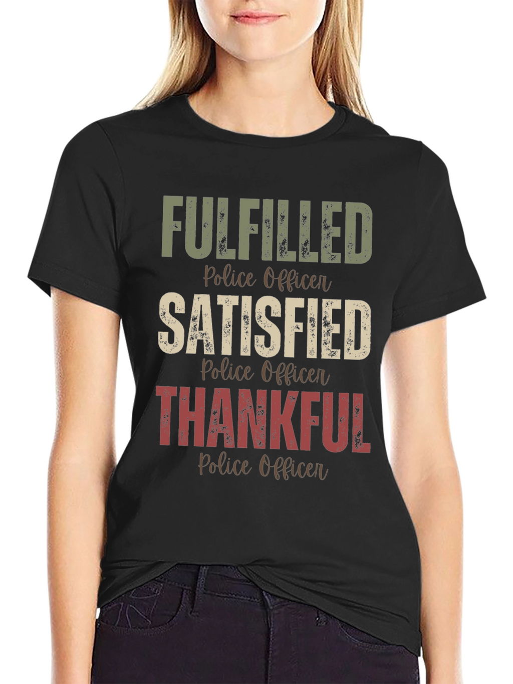 Fulfilled Police Officer T-Shirt