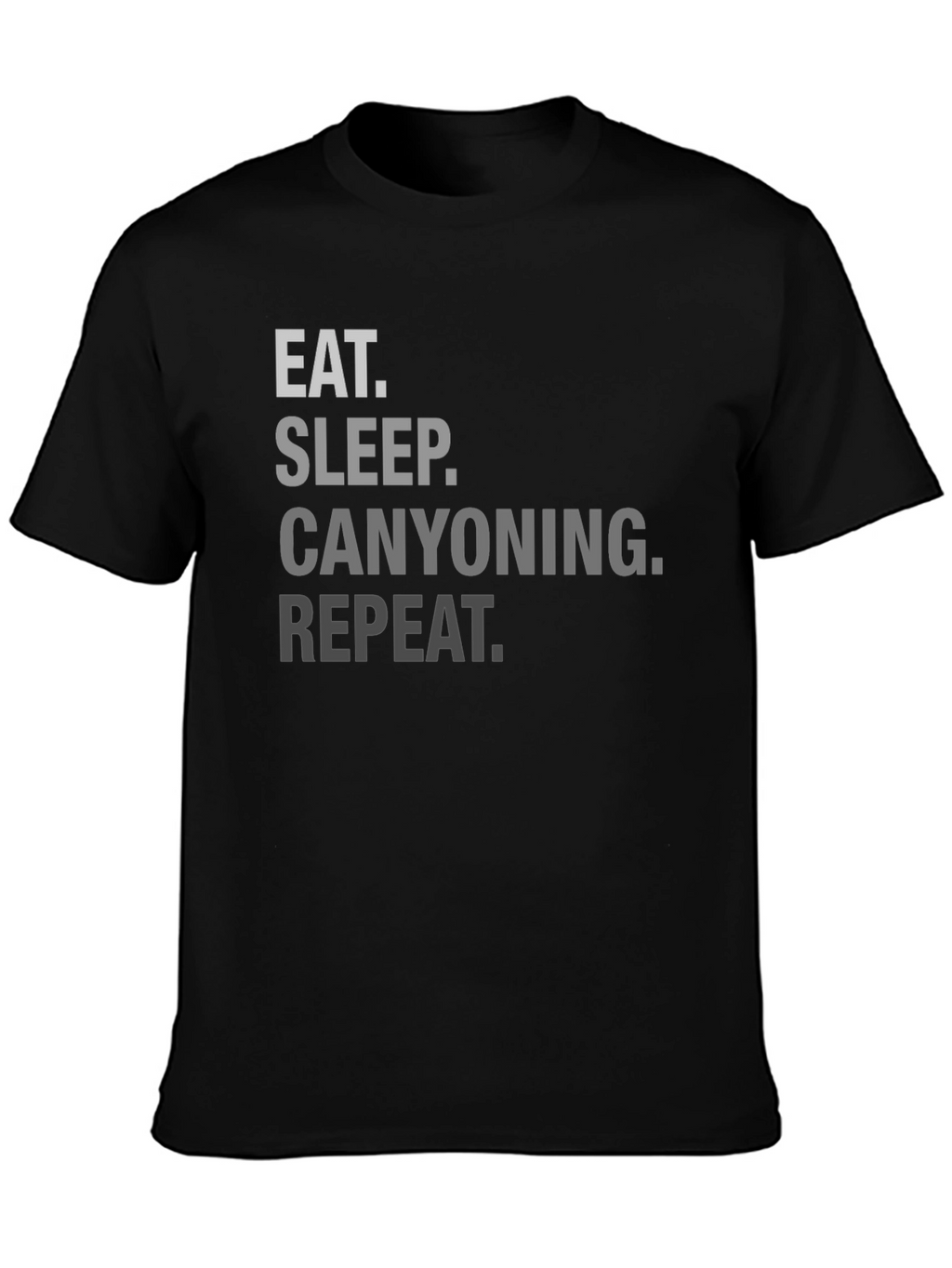 Eat Sleep Canyoning Repeat Graphic Tee