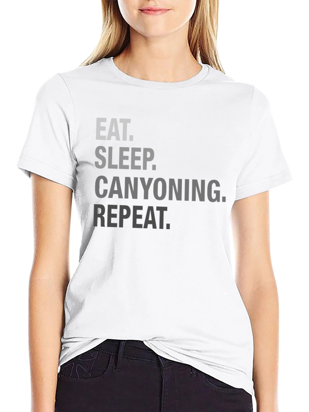 Eat Sleep Canyoning Repeat Graphic Tee
