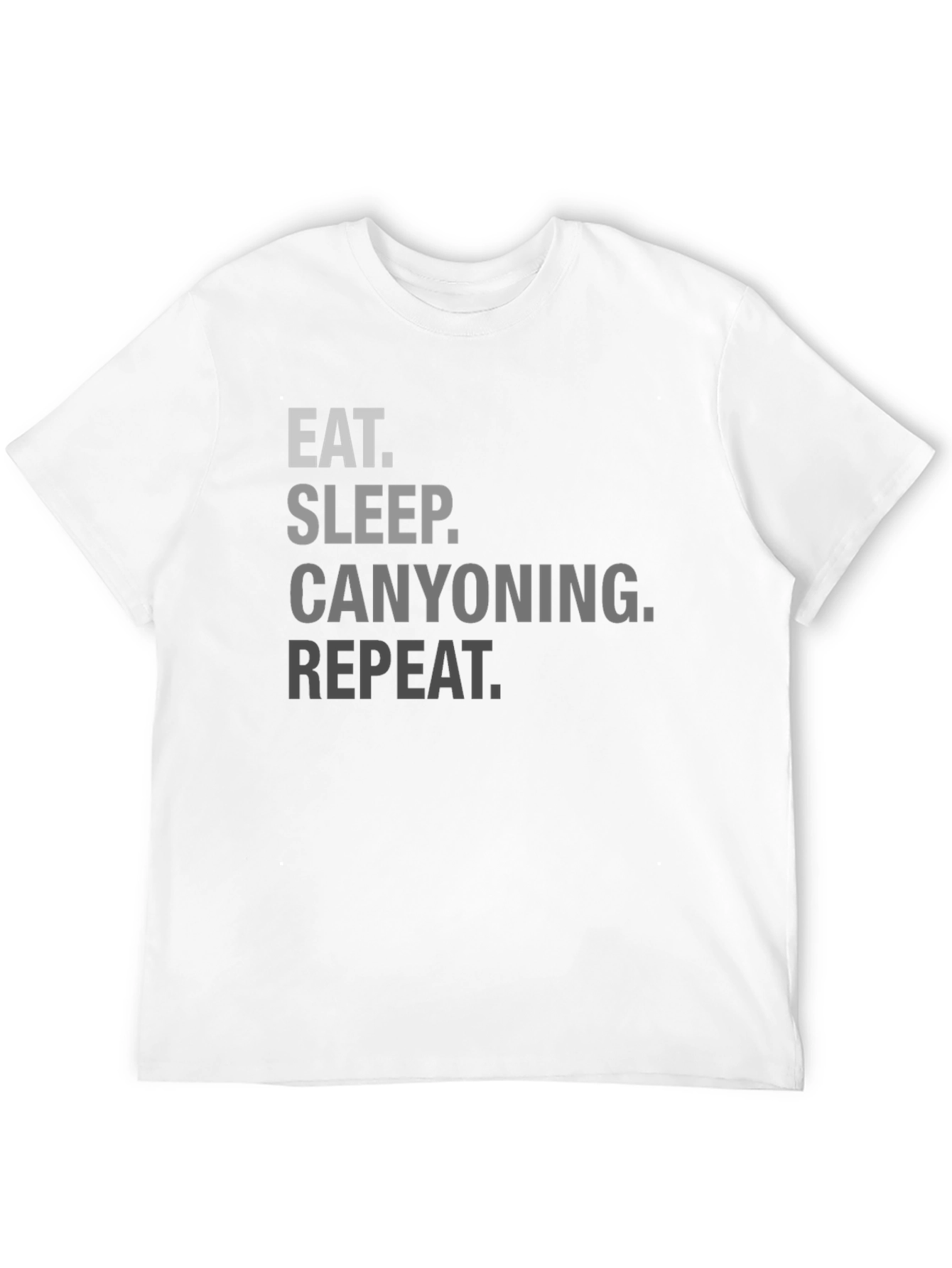 Eat Sleep Canyoning Repeat Graphic Tee