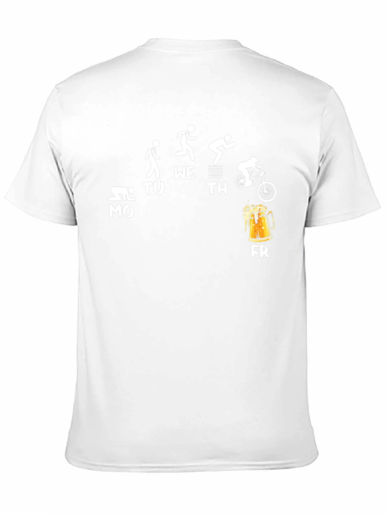 Workout Week Black T-Shirt: Gym to Beer