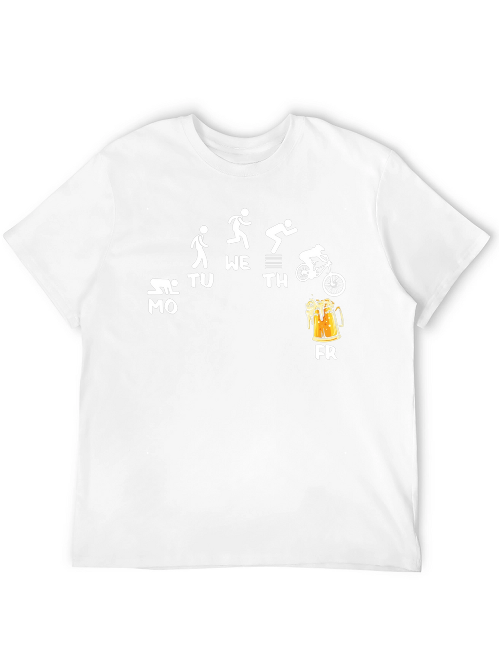 Workout Week Black T-Shirt: Gym to Beer