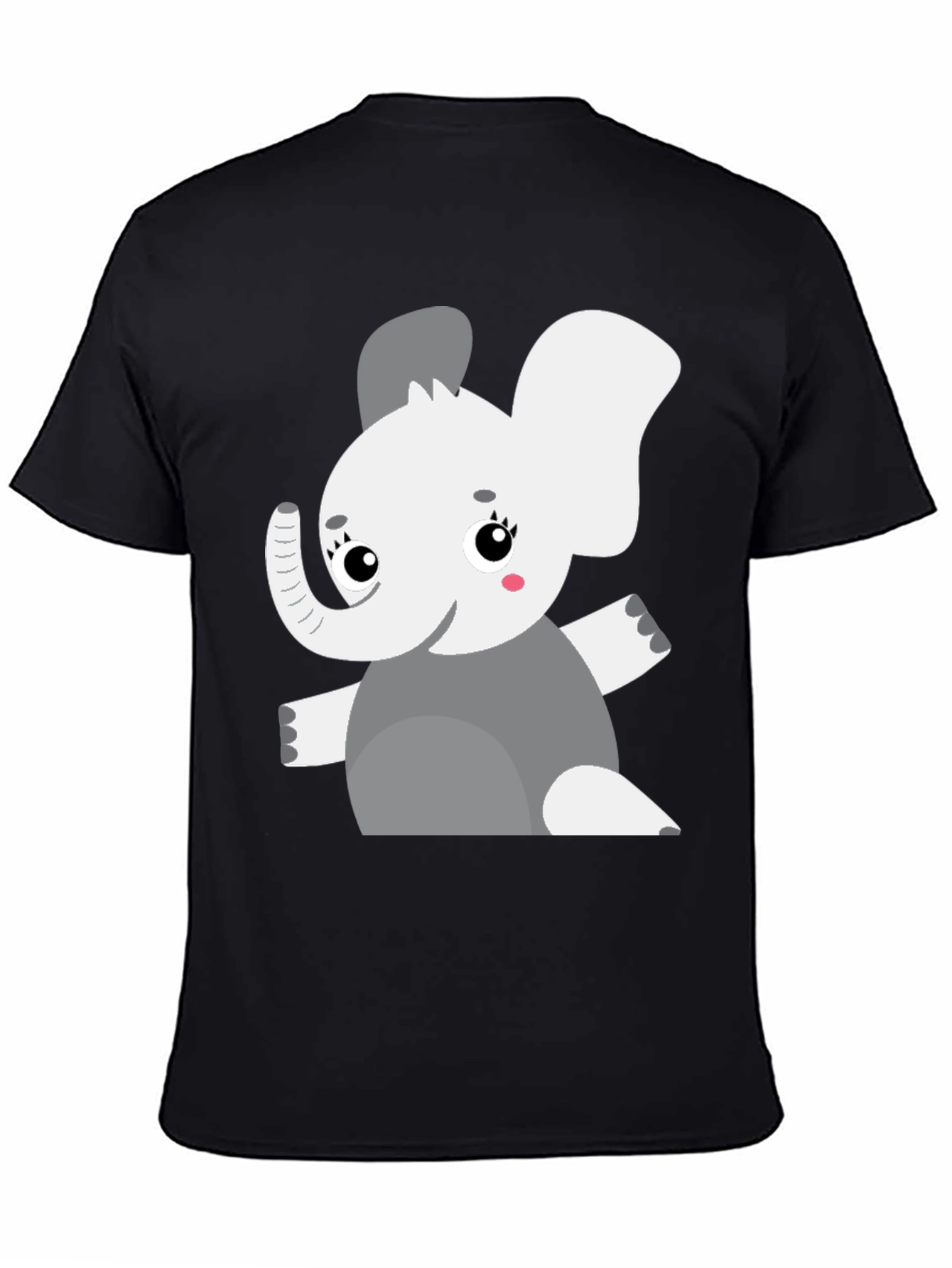 Elephant Graphic Tee - Cute Cartoon Animal Shirt