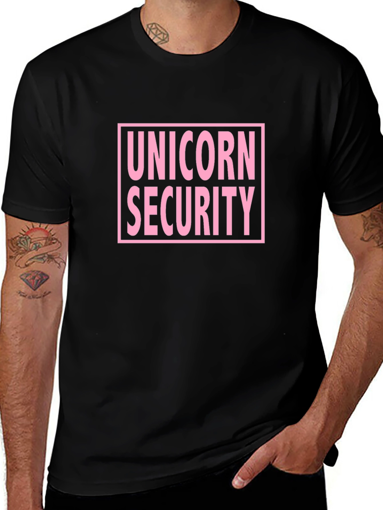 Unicorn Security Graphic T-Shirt