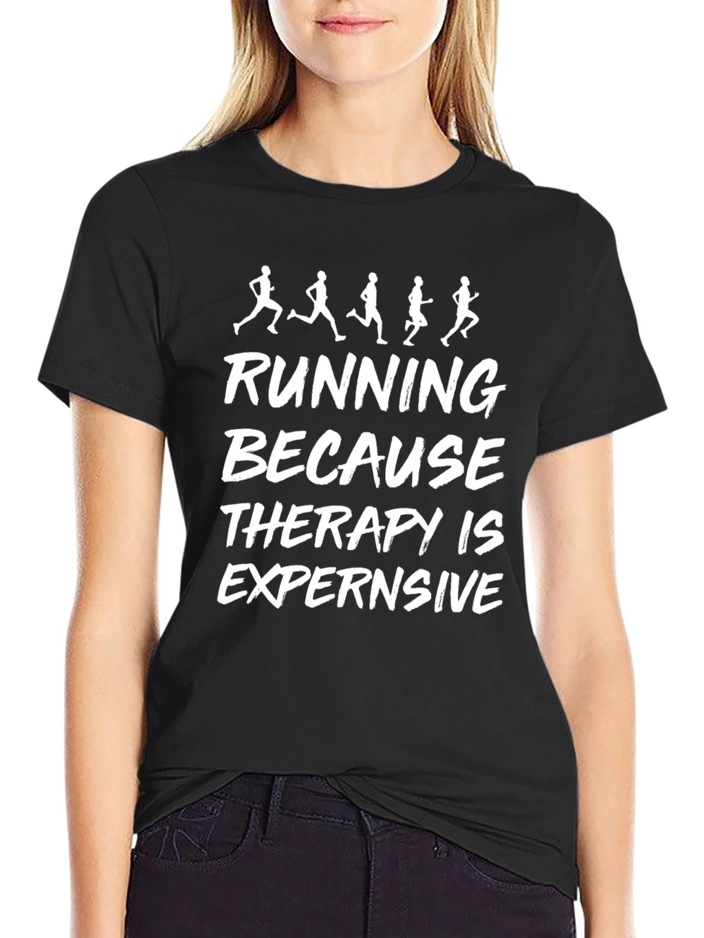 Running Therapy Graphic Tee