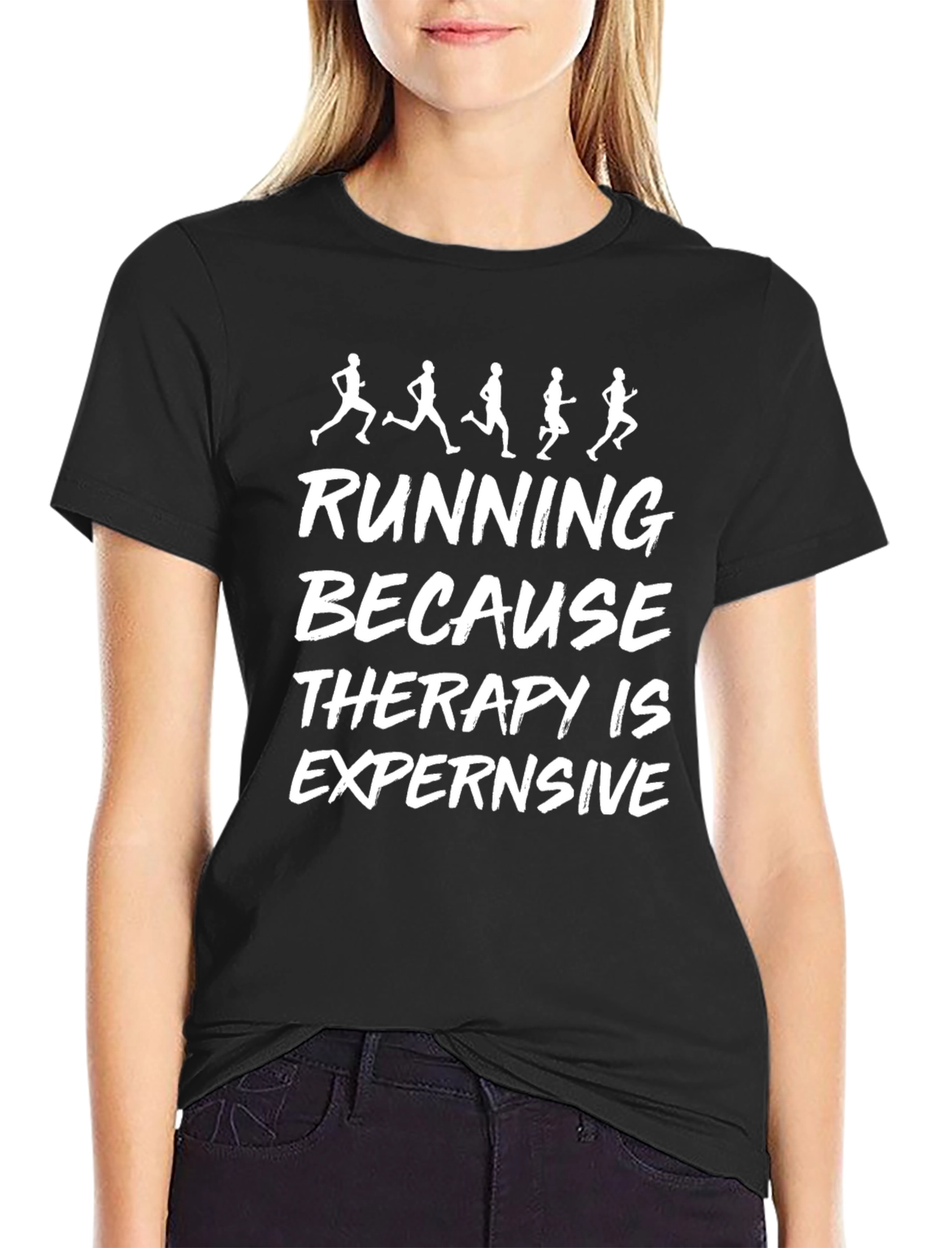 Running Therapy Graphic Tee