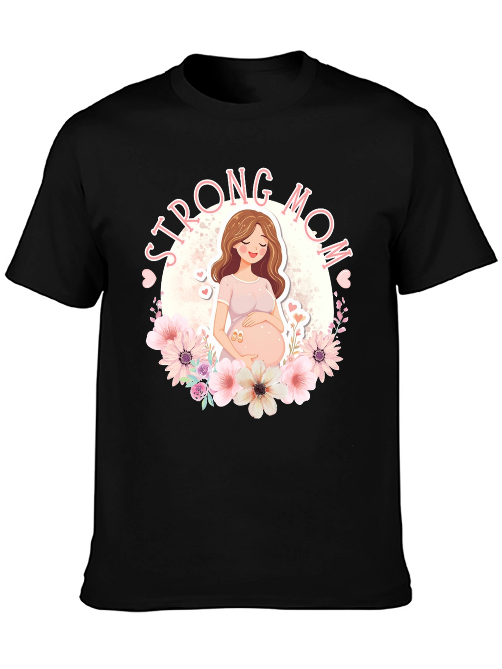 Strong Mom T-Shirt - Pregnancy Gift