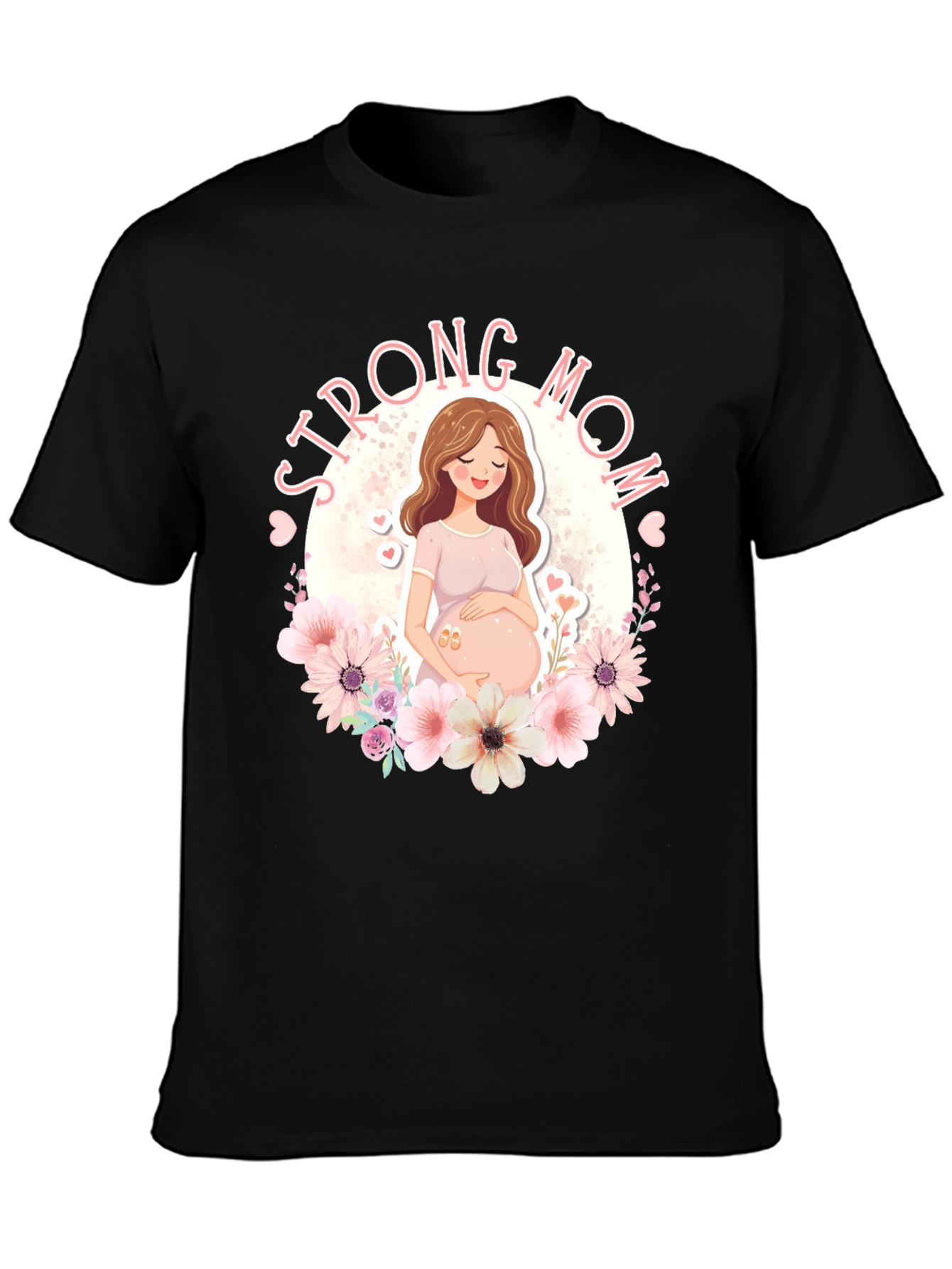 Strong Mom T-Shirt - Pregnancy Gift