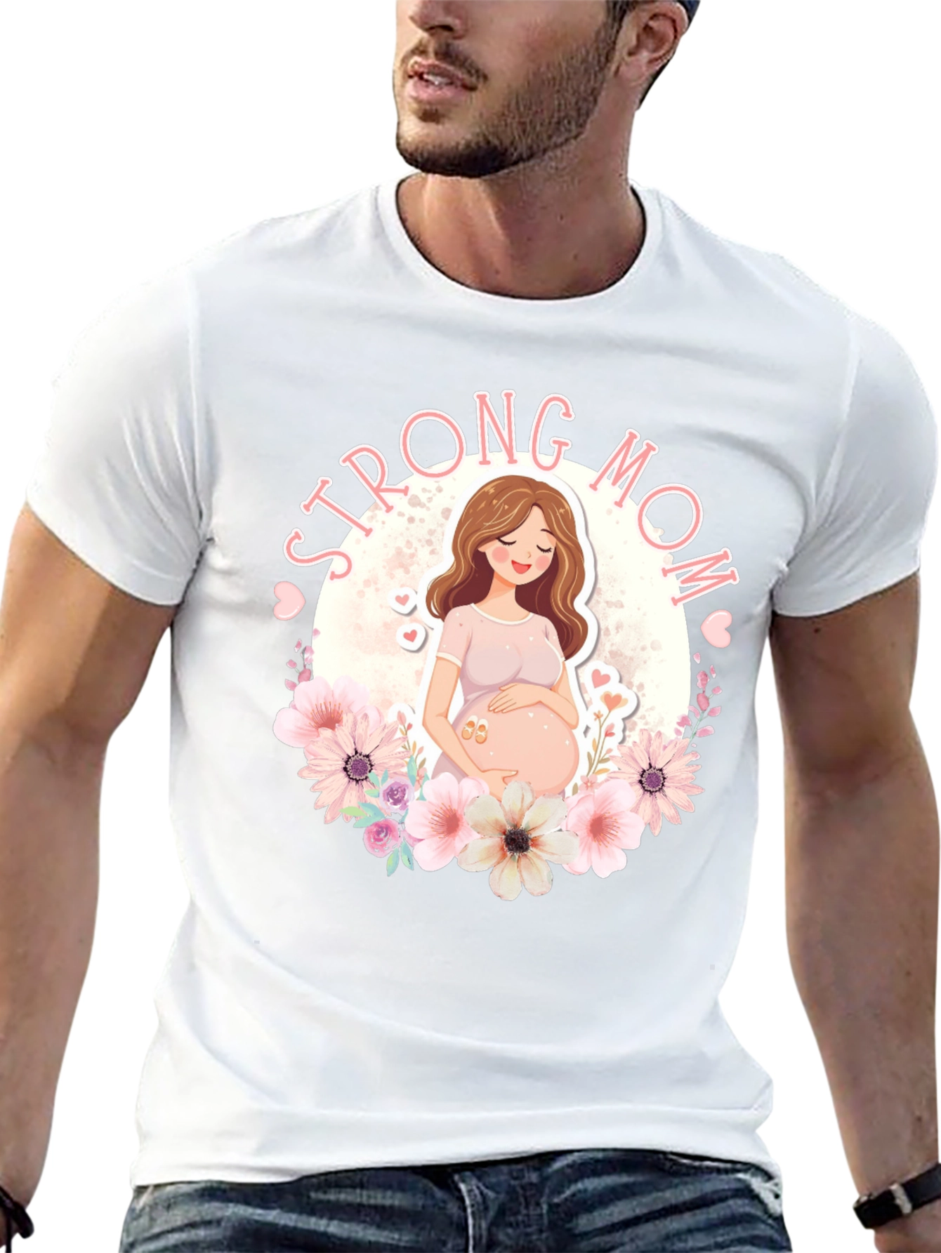 Strong Mom T-Shirt - Pregnancy Gift