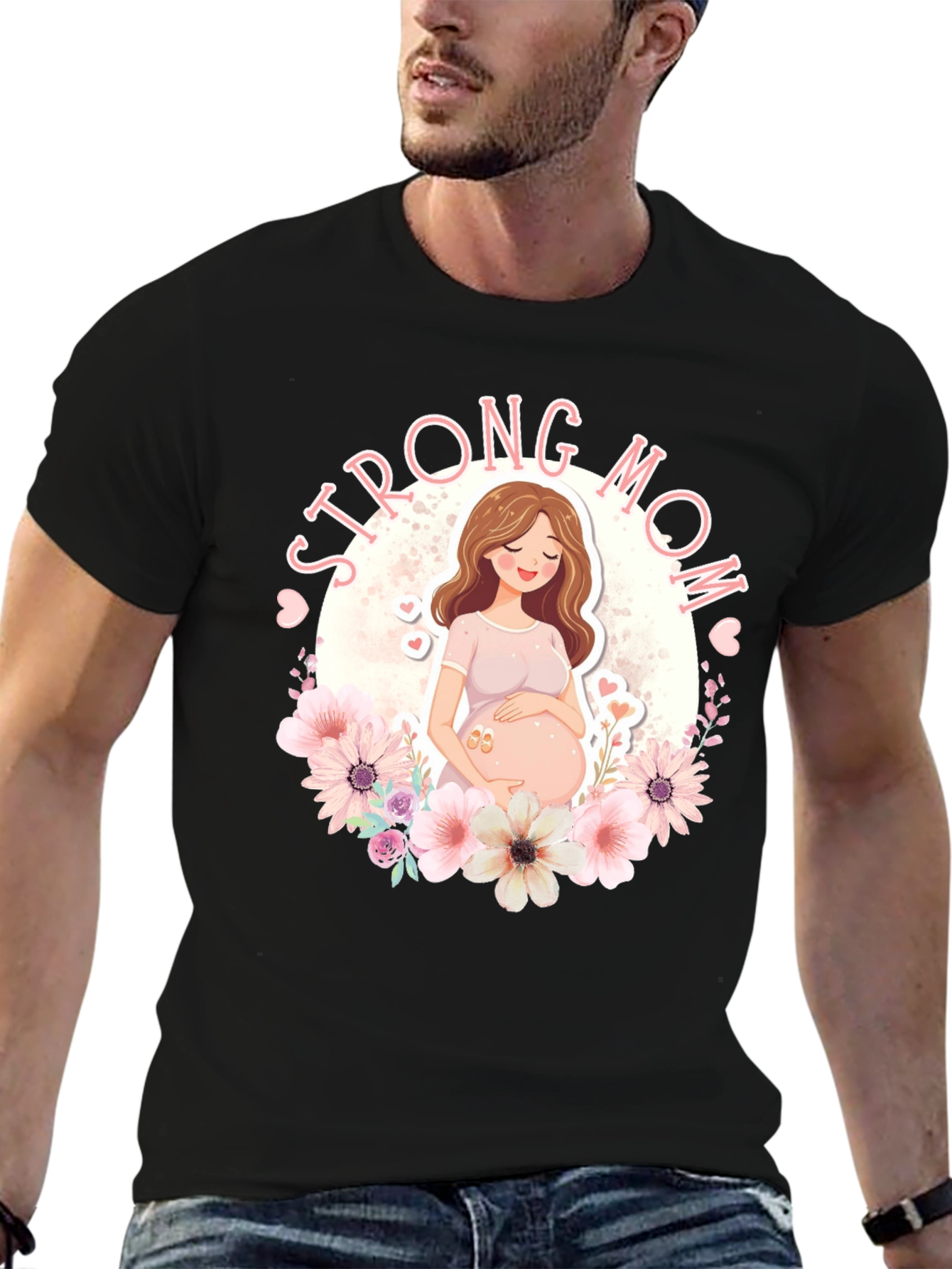 Strong Mom T-Shirt - Pregnancy Gift