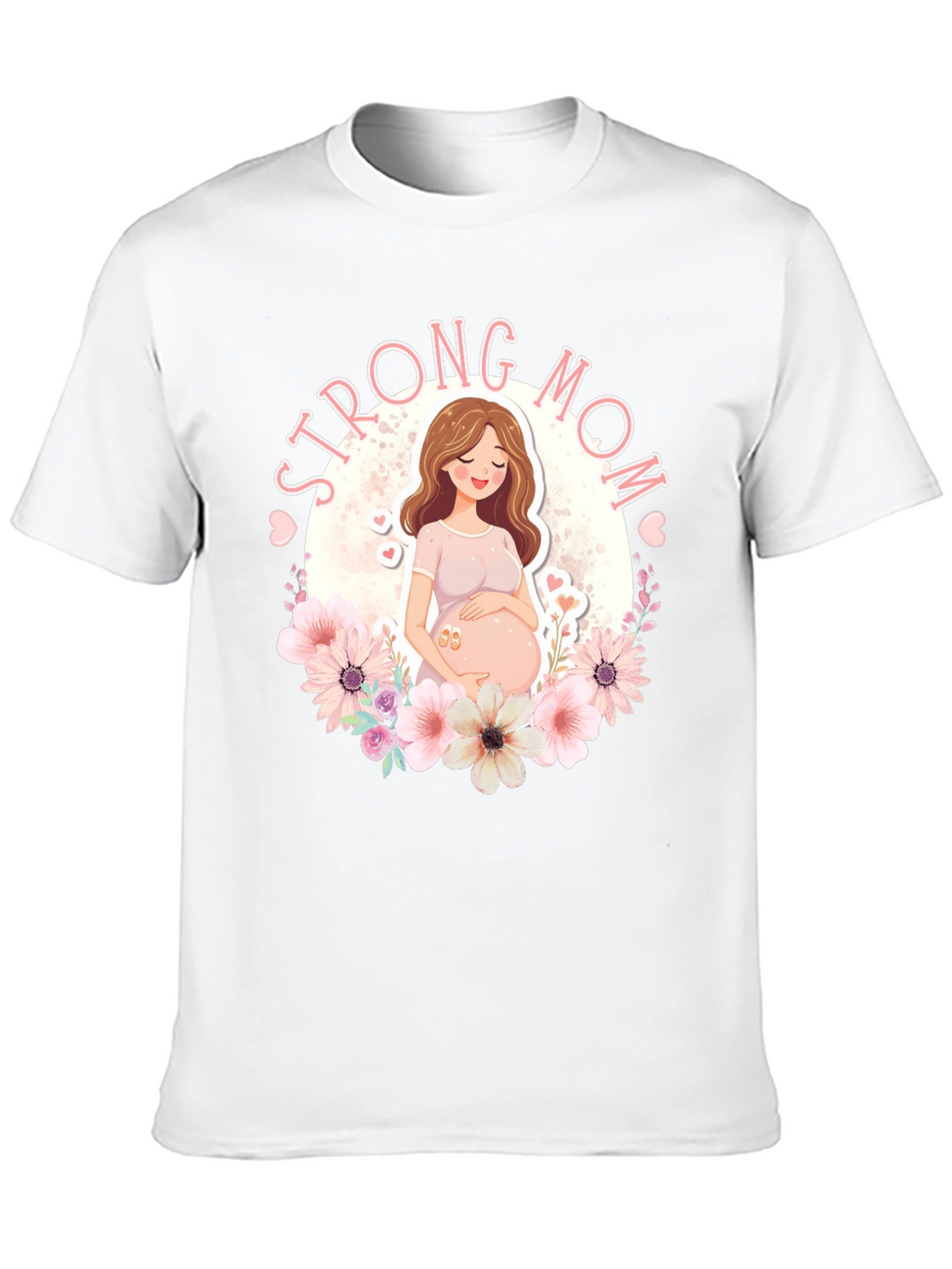 Strong Mom T-Shirt - Pregnancy Gift