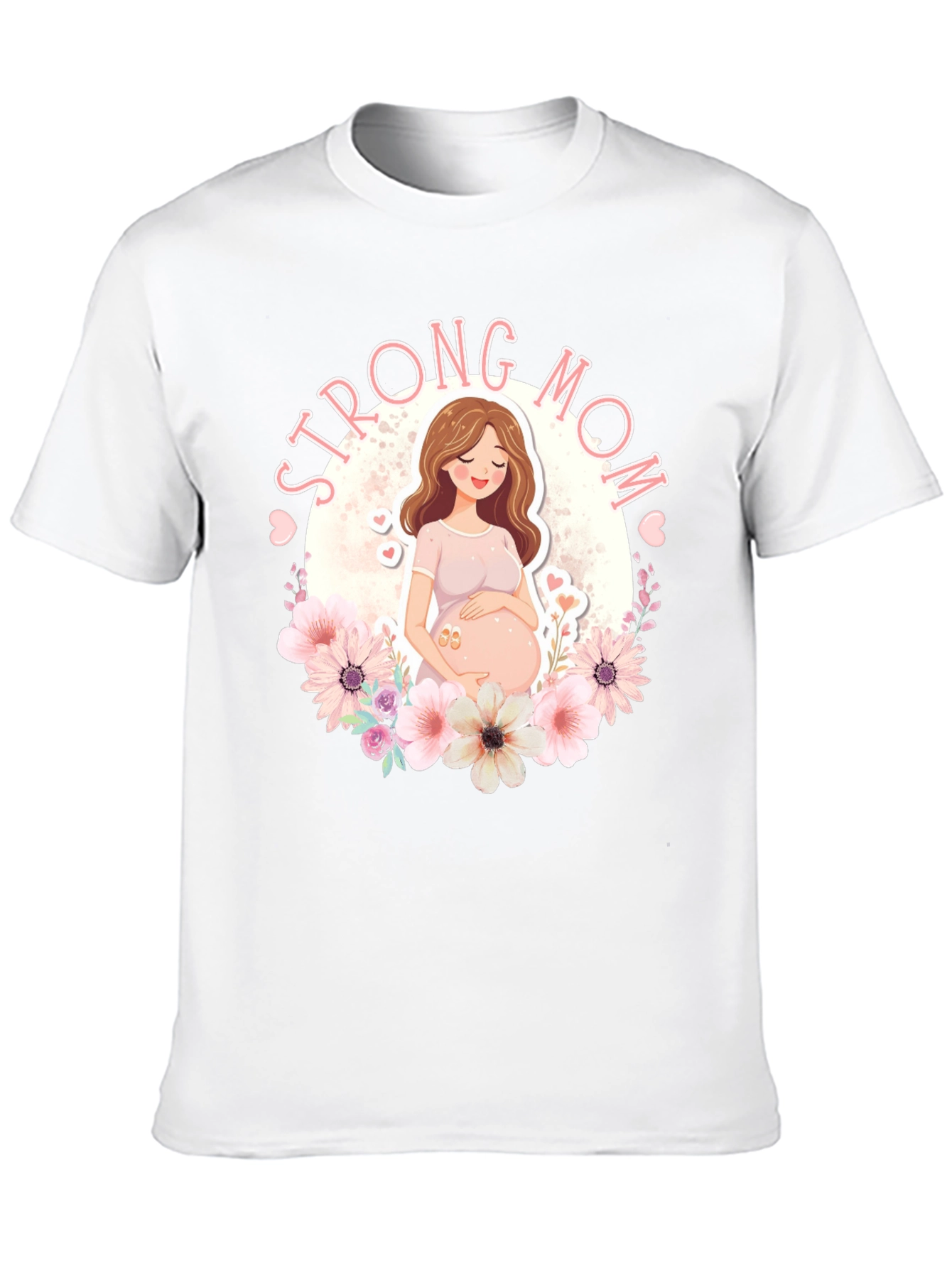 Strong Mom T-Shirt - Pregnancy Gift