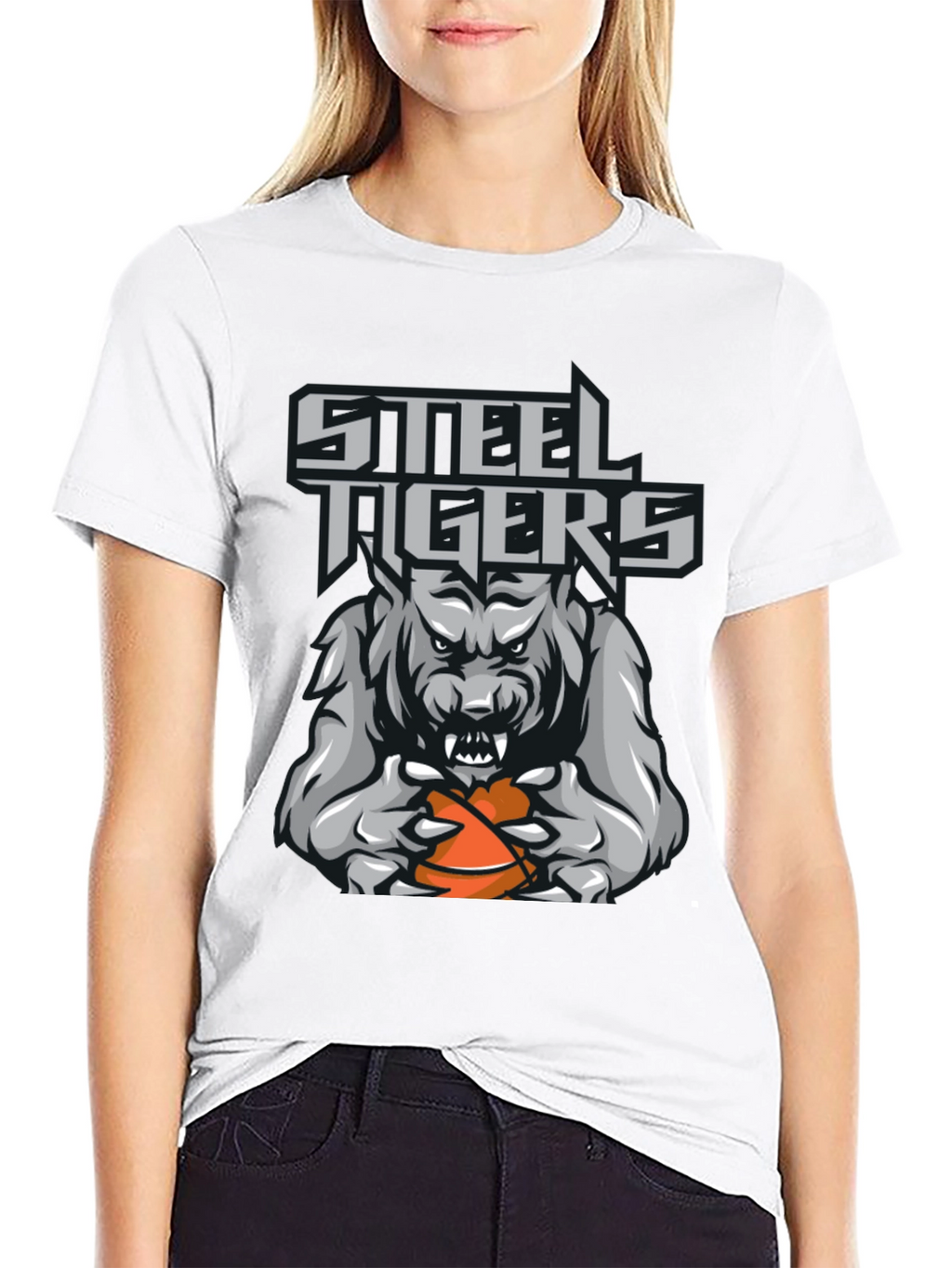 Steel Tigers Basketball Graphic T-Shirt