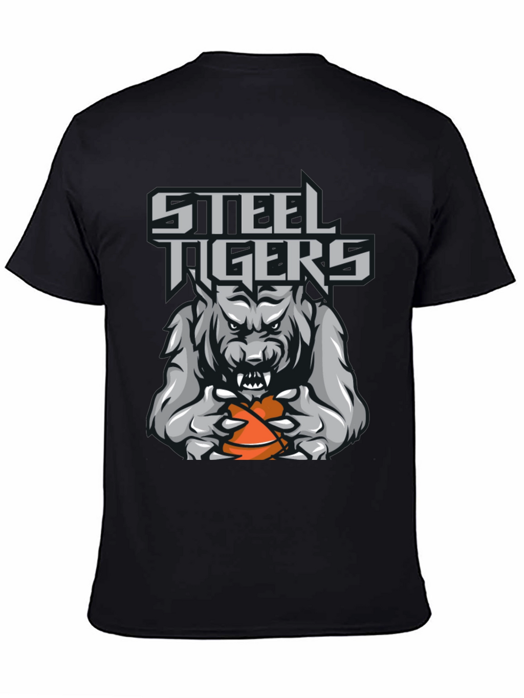 Steel Tigers Basketball Graphic T-Shirt