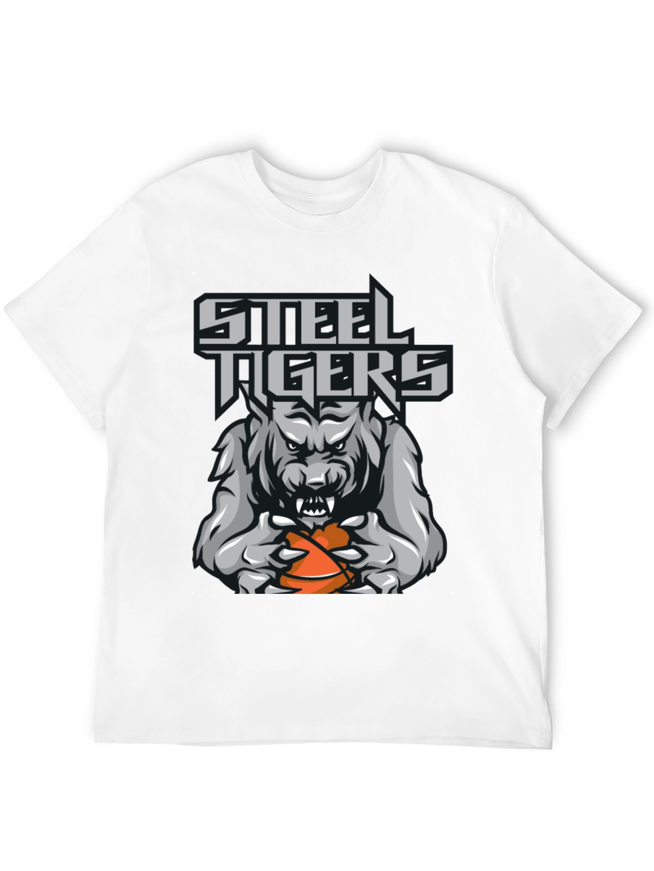 Steel Tigers Basketball Graphic T-Shirt