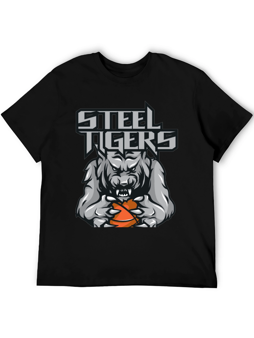 Steel Tigers Basketball Graphic T-Shirt