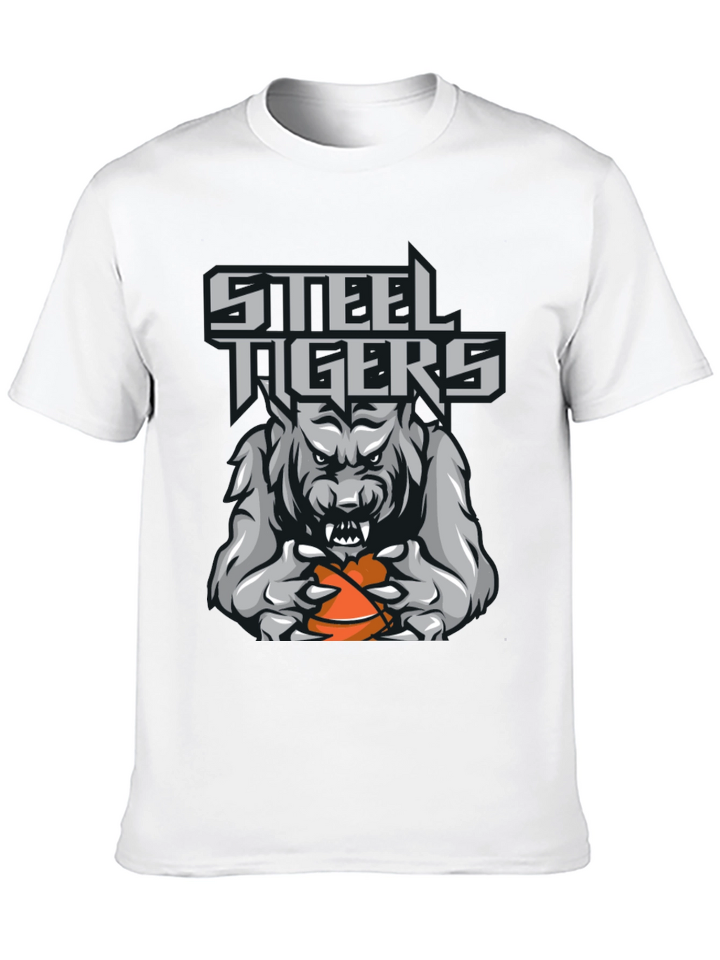 Steel Tigers Basketball Graphic T-Shirt