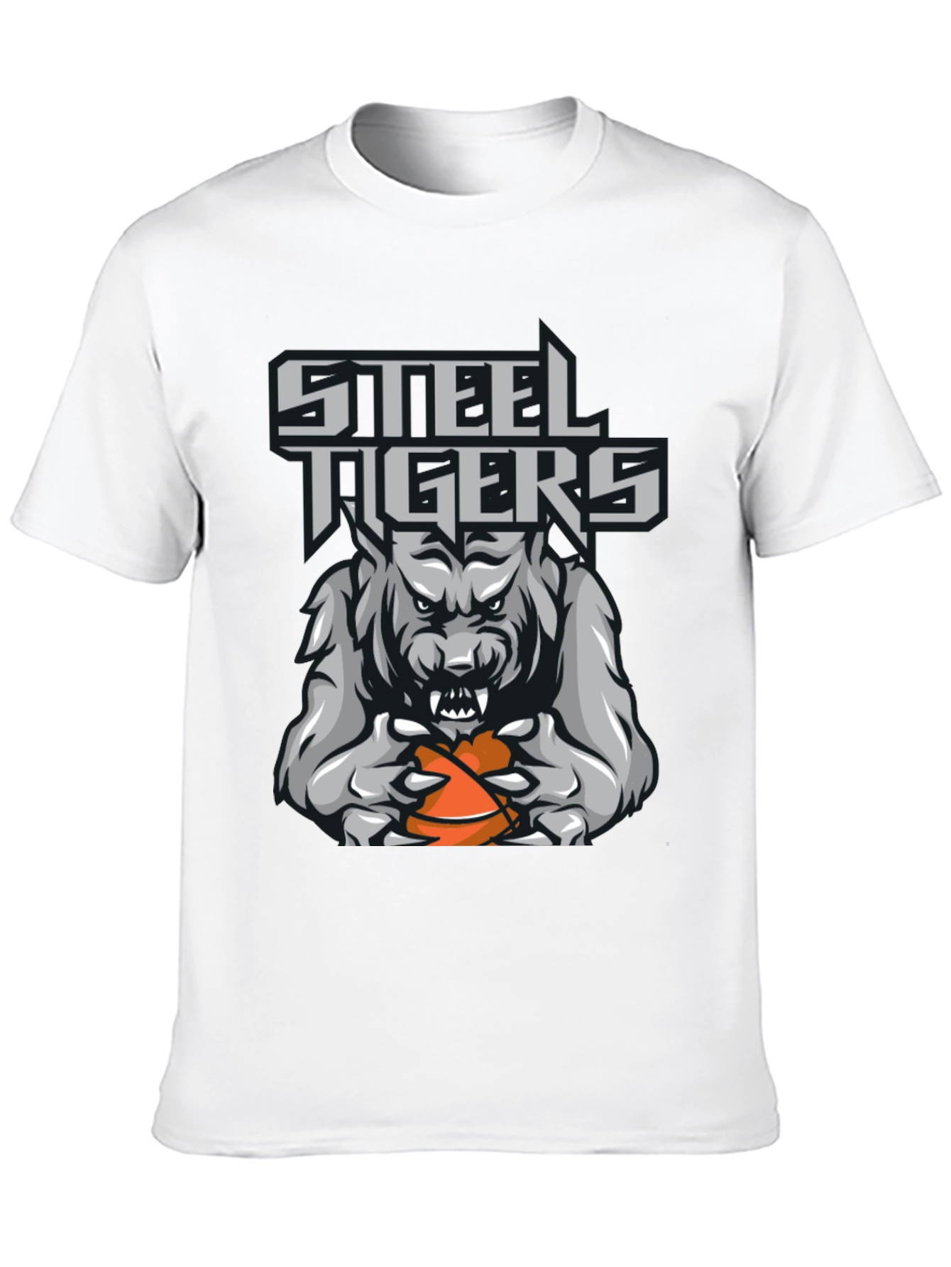 Steel Tigers Basketball Graphic T-Shirt