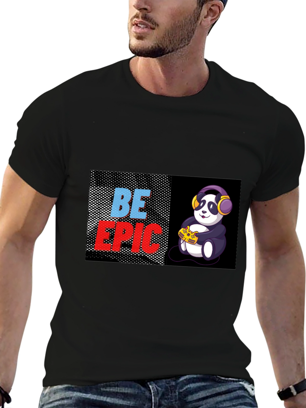 Be Epic Gaming Panda T-Shirt