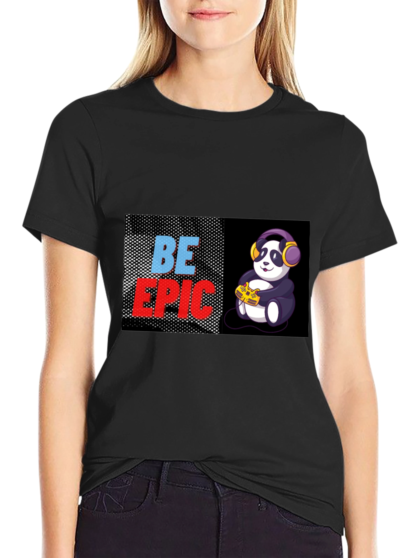 Be Epic Gaming Panda T-Shirt