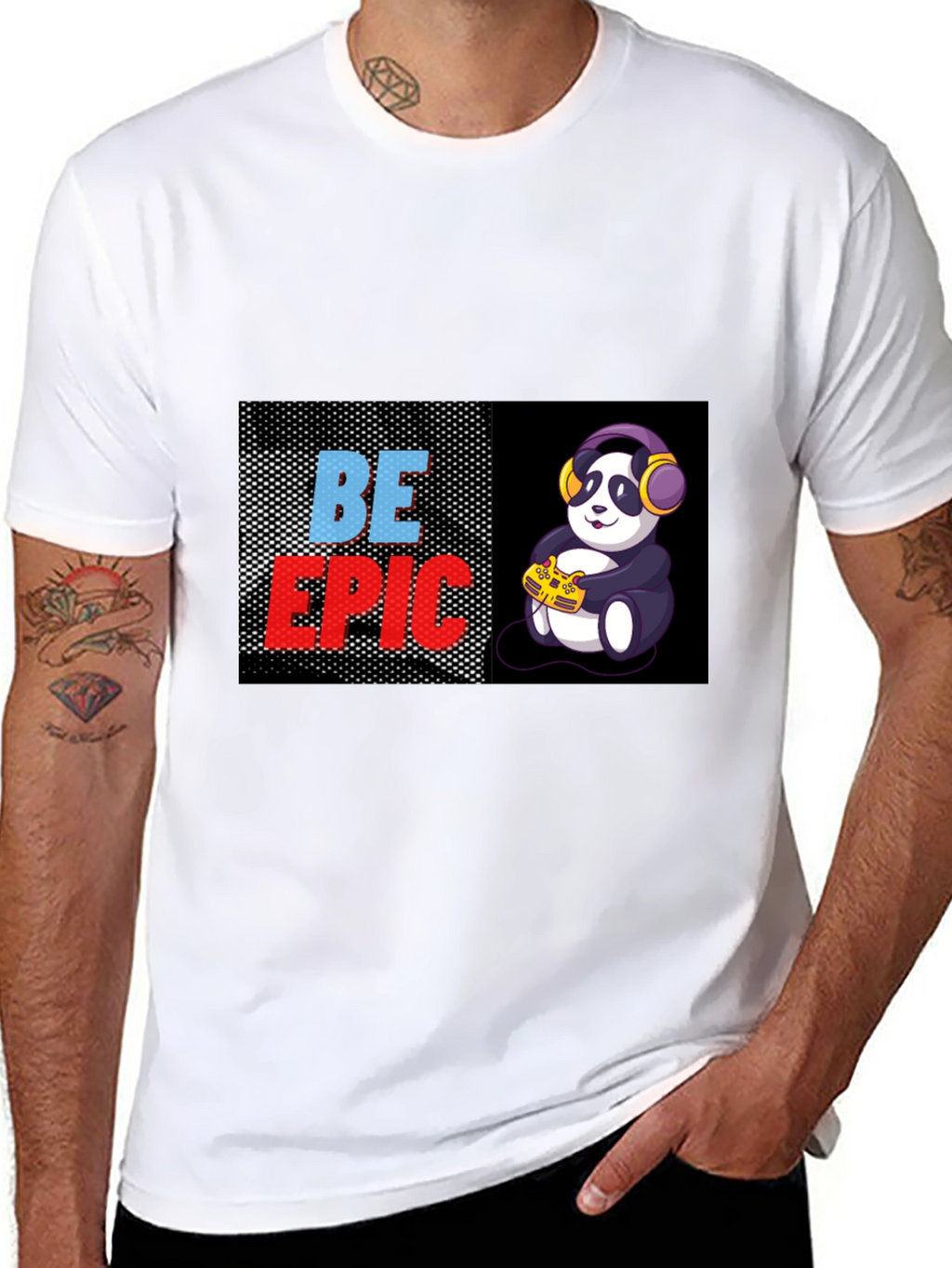 Be Epic Gaming Panda T-Shirt
