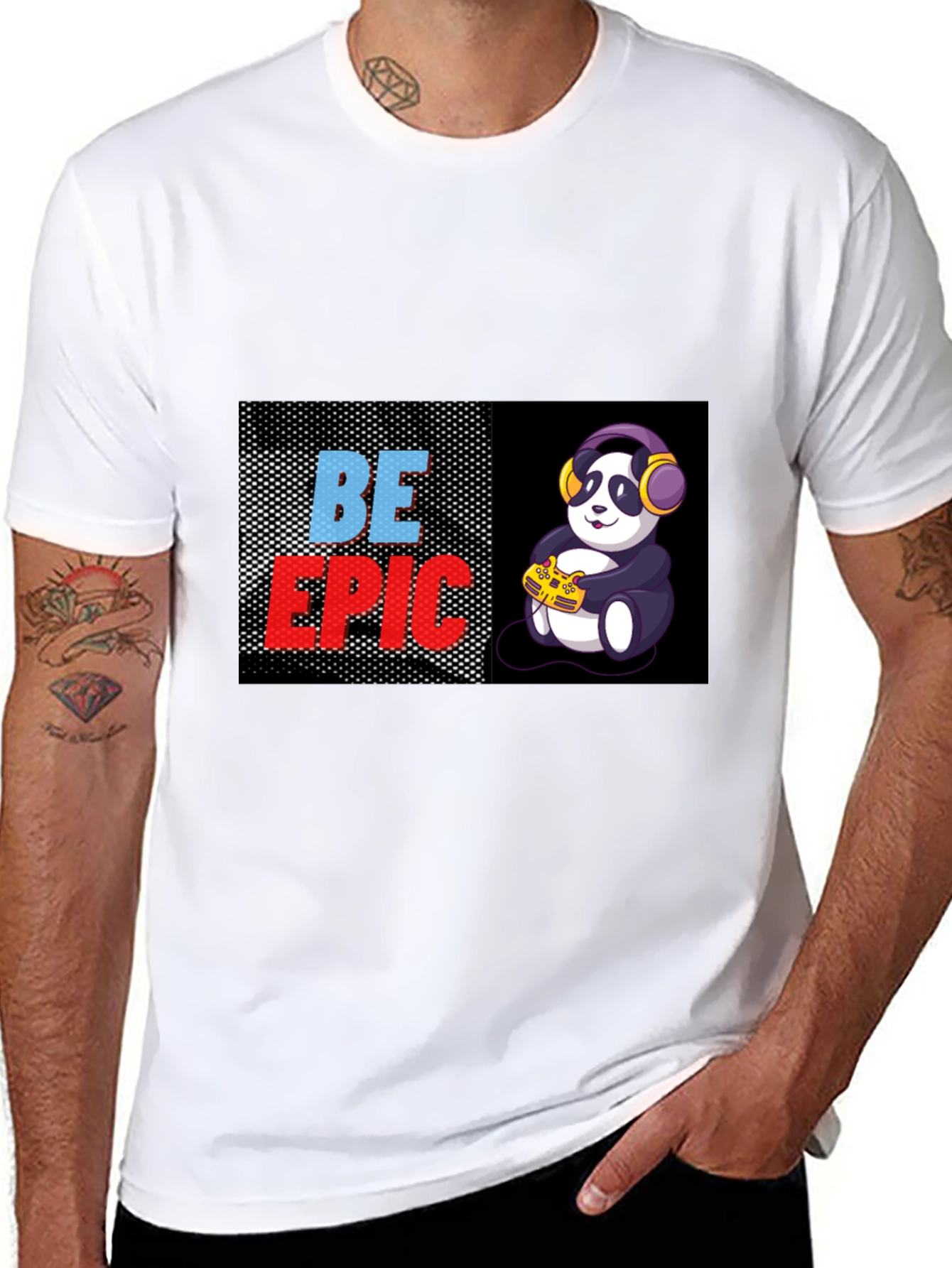Be Epic Gaming Panda T-Shirt