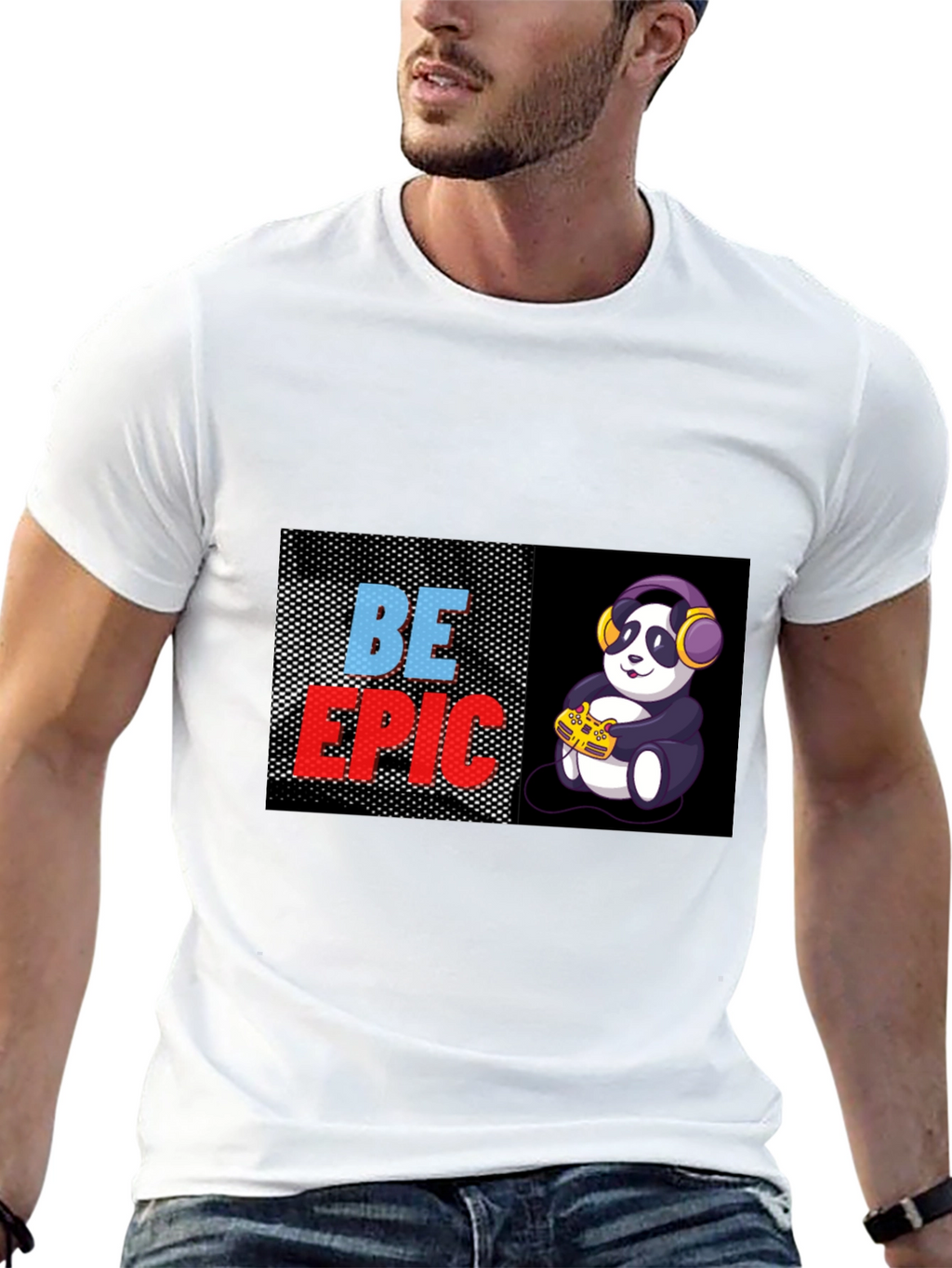 Be Epic Gaming Panda T-Shirt