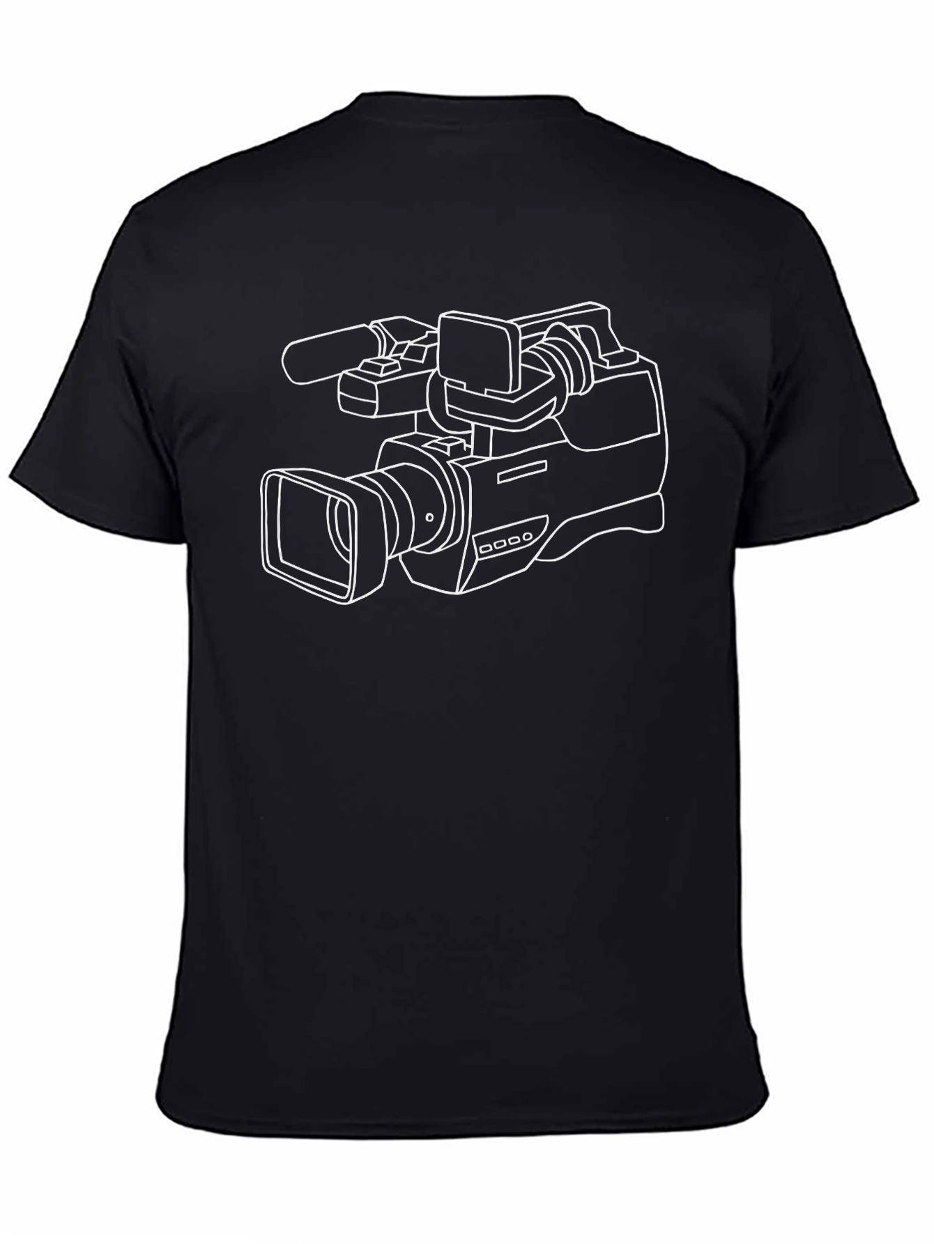 Camera Graphic Tee - Classic Filmmaker Style