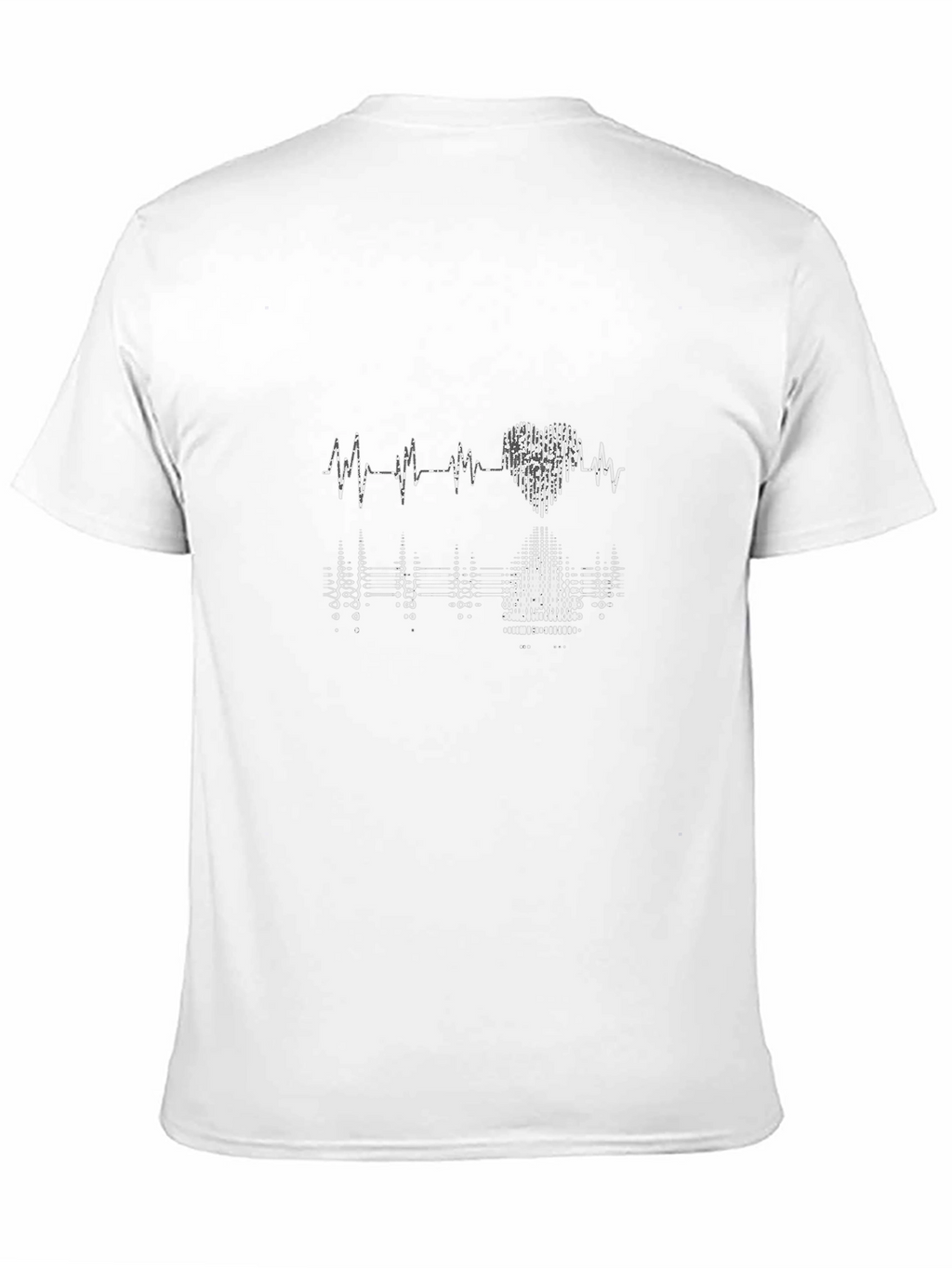 Heartbeat Graphic Black T-Shirt