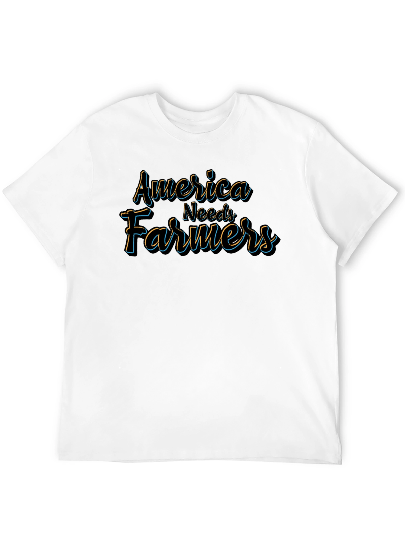 America Needs Farmers Graphic T-Shirt