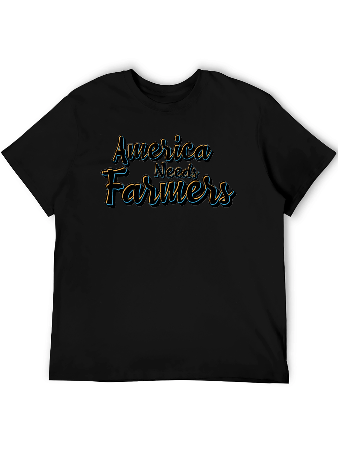 America Needs Farmers Graphic T-Shirt