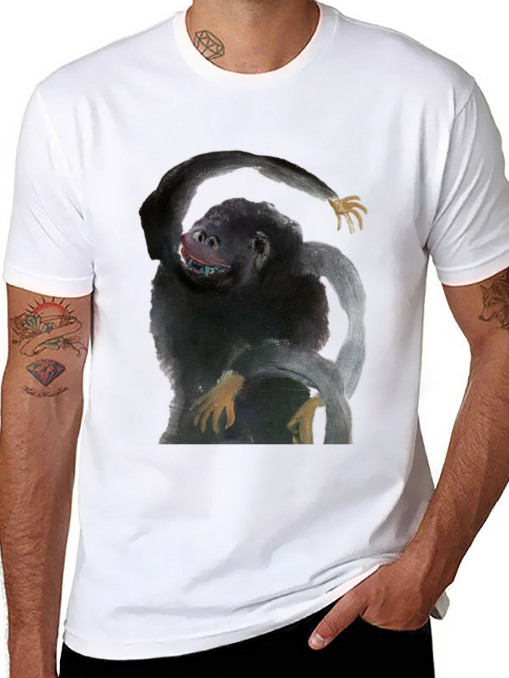 Primate Graphic Tee - Black T-Shirt