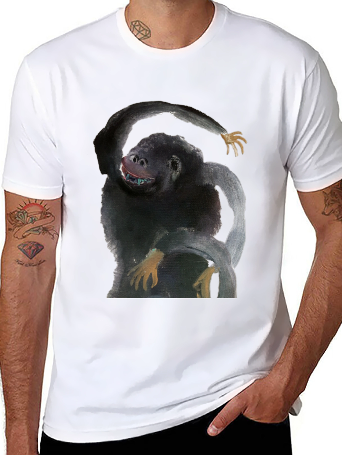 Primate Graphic Tee - Black T-Shirt